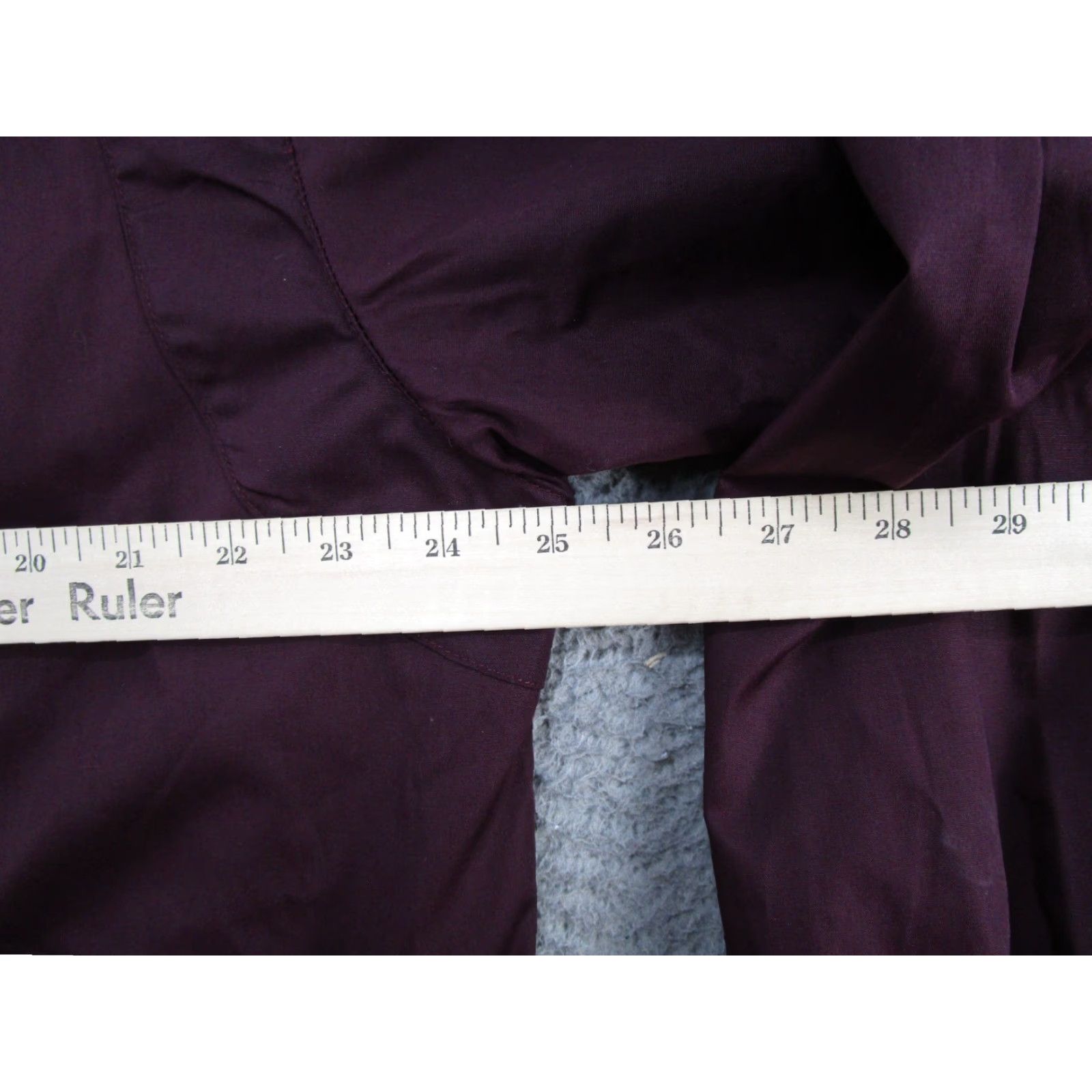 Haband VINTAGE Haband Bomber Jacket Men L Burgundy Maroon Full Zip 4 Pockets Red Solid 80s Retro Y2K Mens Size US L / EU 52-54 / 3 - 4 Thumbnail