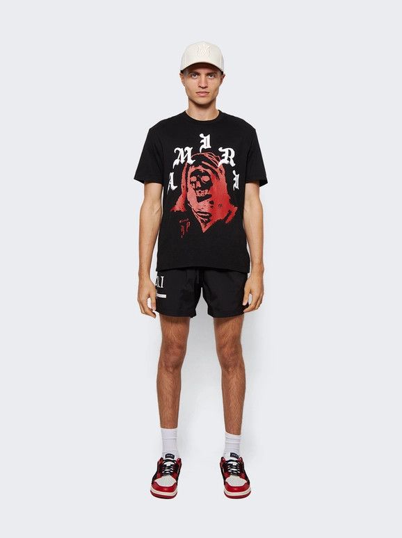 Amiri × Wes Lang o1mle0426 Solar Kings Short Sleeve T-Shirt in Black Size US S / EU 44-46 / 1 - 1 Thumbnail