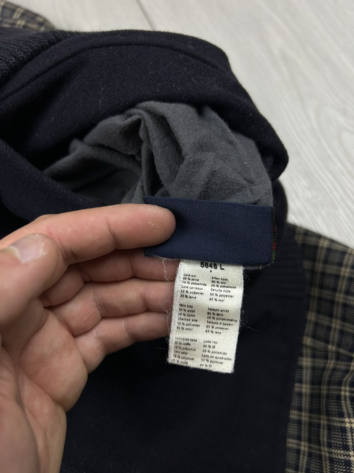 Lacoste Lacoste Vintage Checked Bomber 2 in 1 Jacket Size L - XL Size US XL / EU 56 / 4 - 7 Thumbnail
