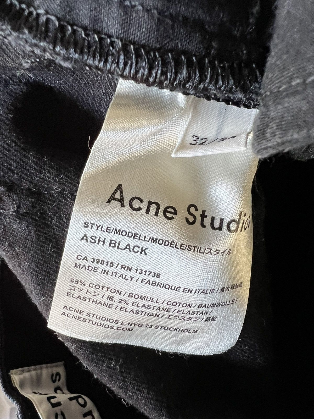 Acne Studios Acne studios ash black denim Size US 32 / EU 48 - 4 Thumbnail