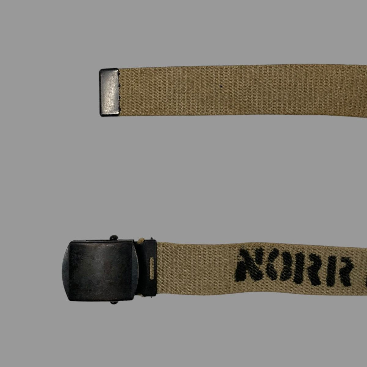 Vintage Vintage 1960s stenciled military belt Size 28 - 4 Thumbnail