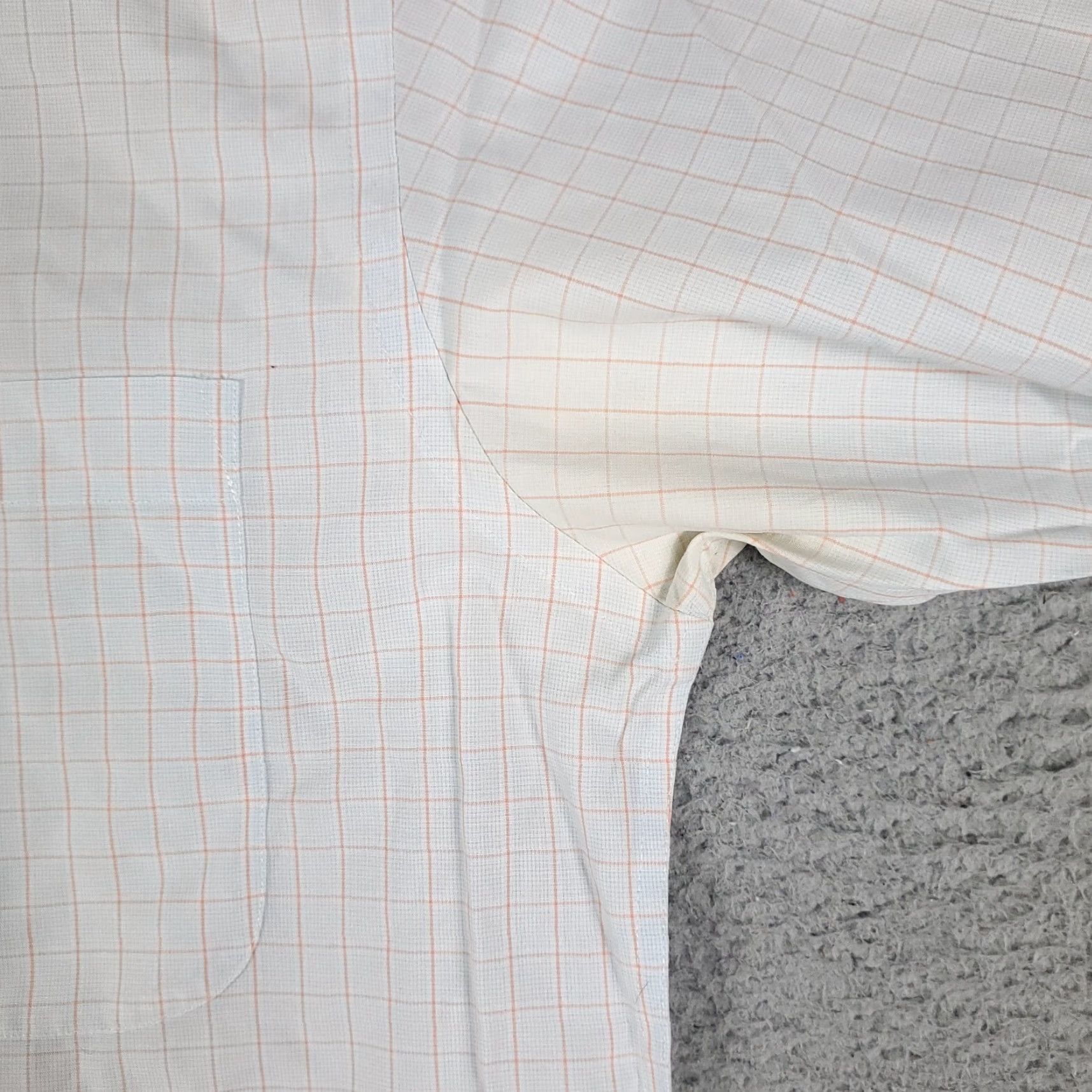 Nautica Nautica Dress Shirt Mens Size 17.5 Plaid Long Sleeve Button-Up Multicolor Size 46R - 4 Thumbnail