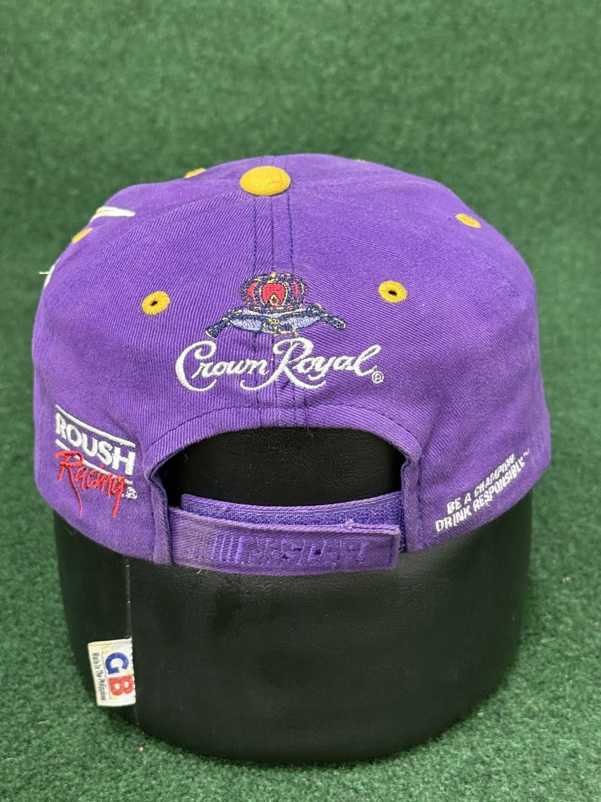 NASCAR Crown Royal James McMurray Roush Racing Hat Size ONE SIZE - 3 Thumbnail