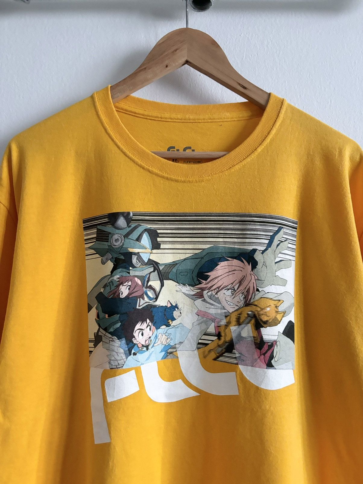 Anime Vintage FLCL Fooly Cooly Shirt Size US L / EU 52-54 / 3 - 2 Thumbnail