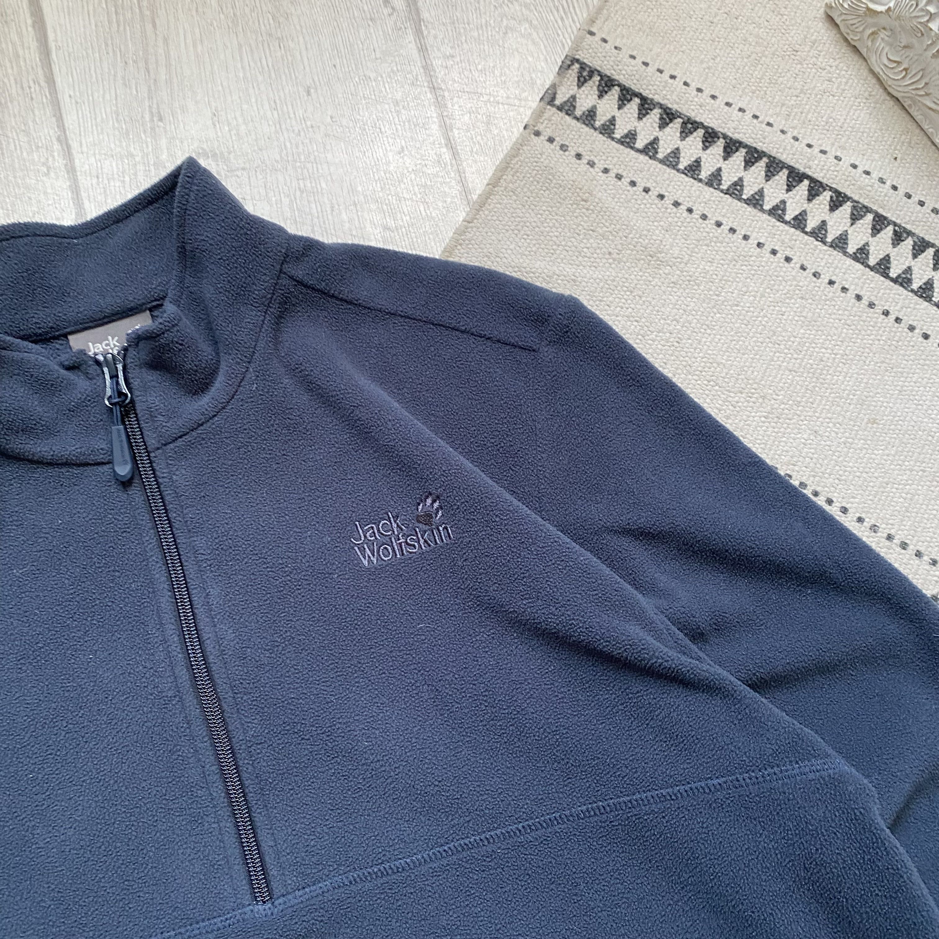 Jack Wolfskin 🐾 Gorpcore Jack Wolfskin Fleece Zip 1\3 Sweater outdoor Size US L / EU 52-54 / 3 - 4 Thumbnail