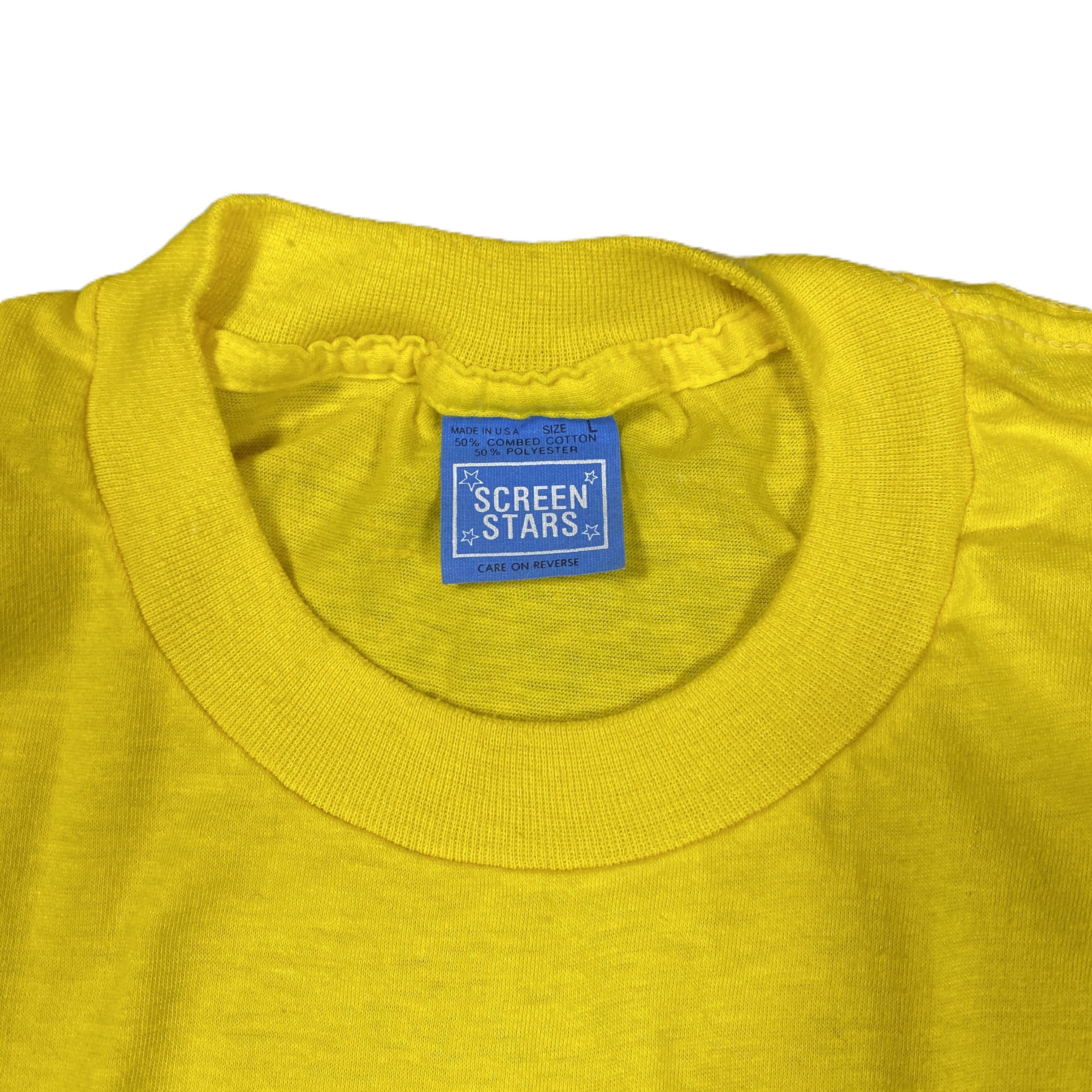 Vintage Vintage Single Stitch Screen Stars YMCA Run 1981 Tee Large Size US L / EU 52-54 / 3 - 4 Thumbnail