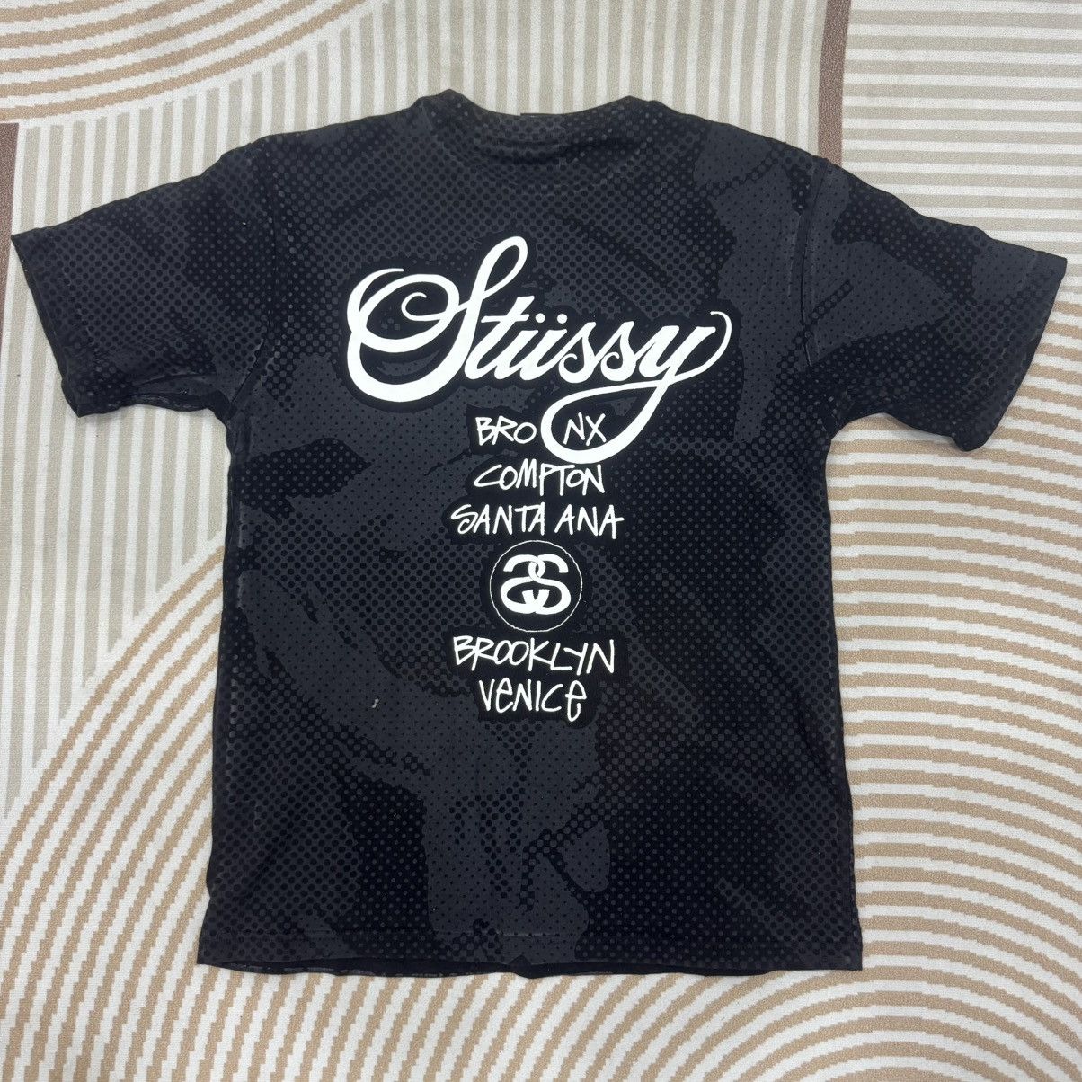 Stussy Stussy World Tour Camouflage Dot Tee Size US S / EU 44-46 / 1 - 2 Thumbnail