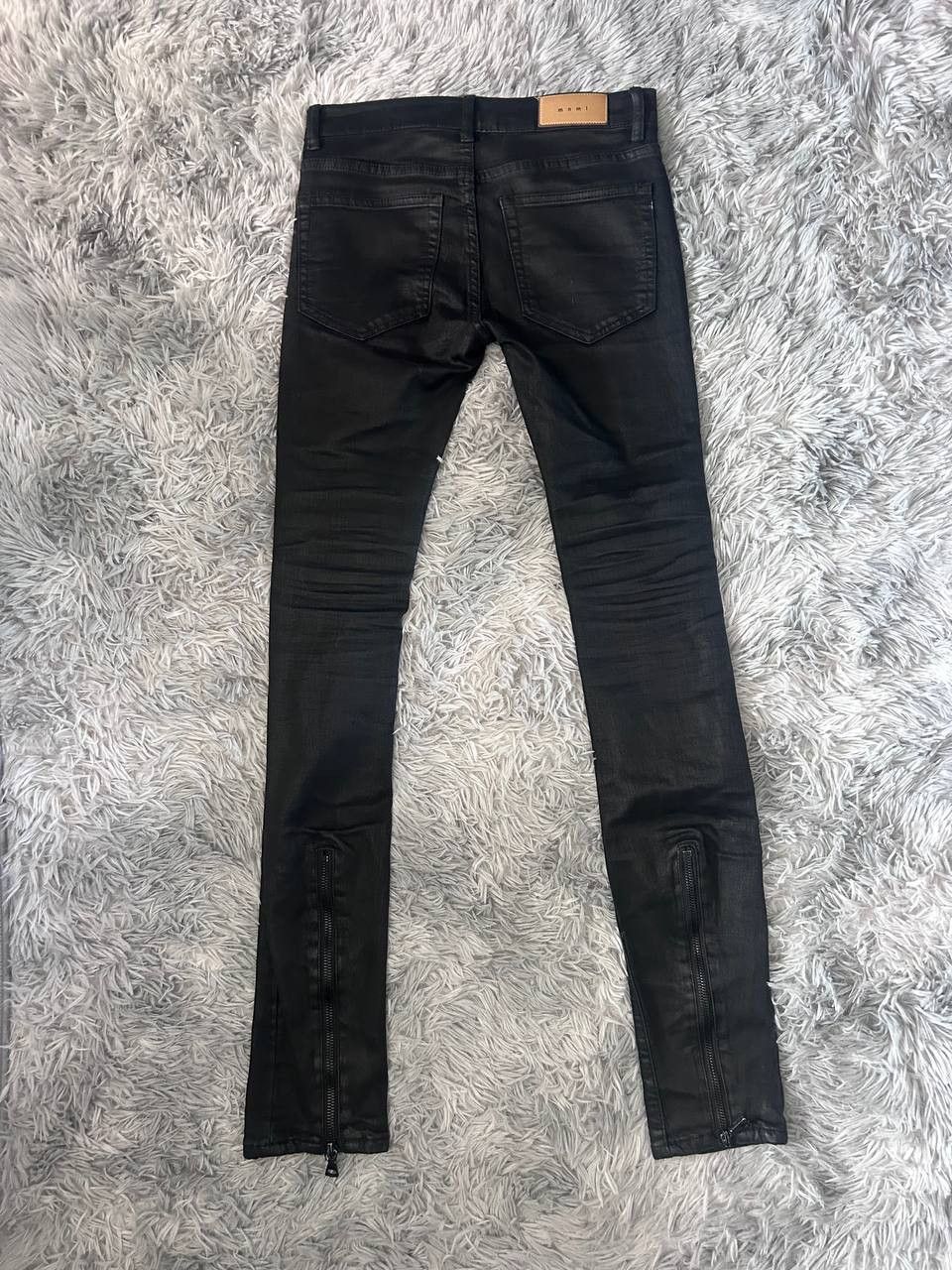 MNML MNML LA Skinny Jeans Waxed Black - Size 28 Size US 28 / EU 44 - 2 Thumbnail