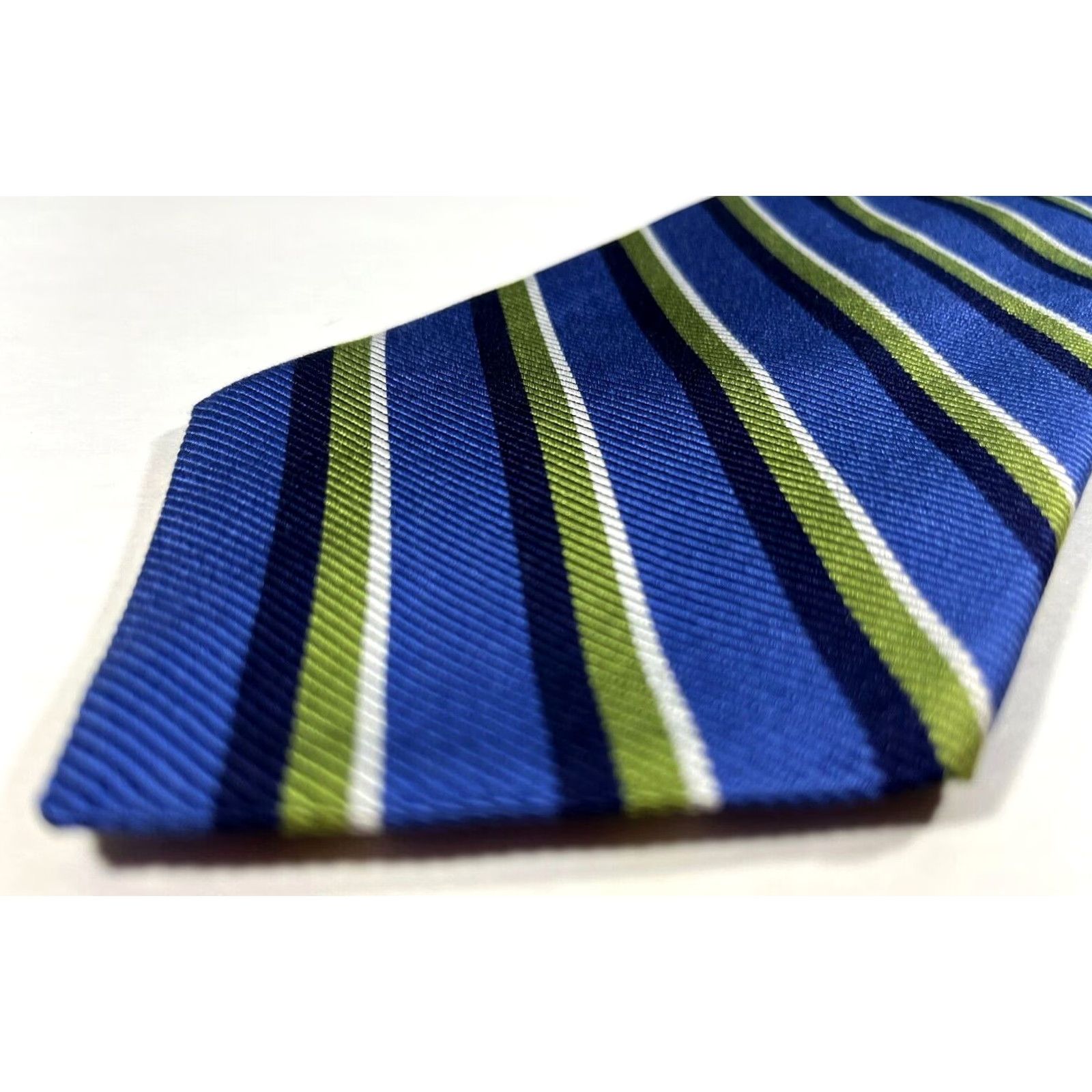 Brooks Brothers Brooks Brothers Makers Men’s Silk Tie Striped 59" Wide Multicolor Woven England Made in USA Mens Size ONE SIZE - 4 Thumbnail