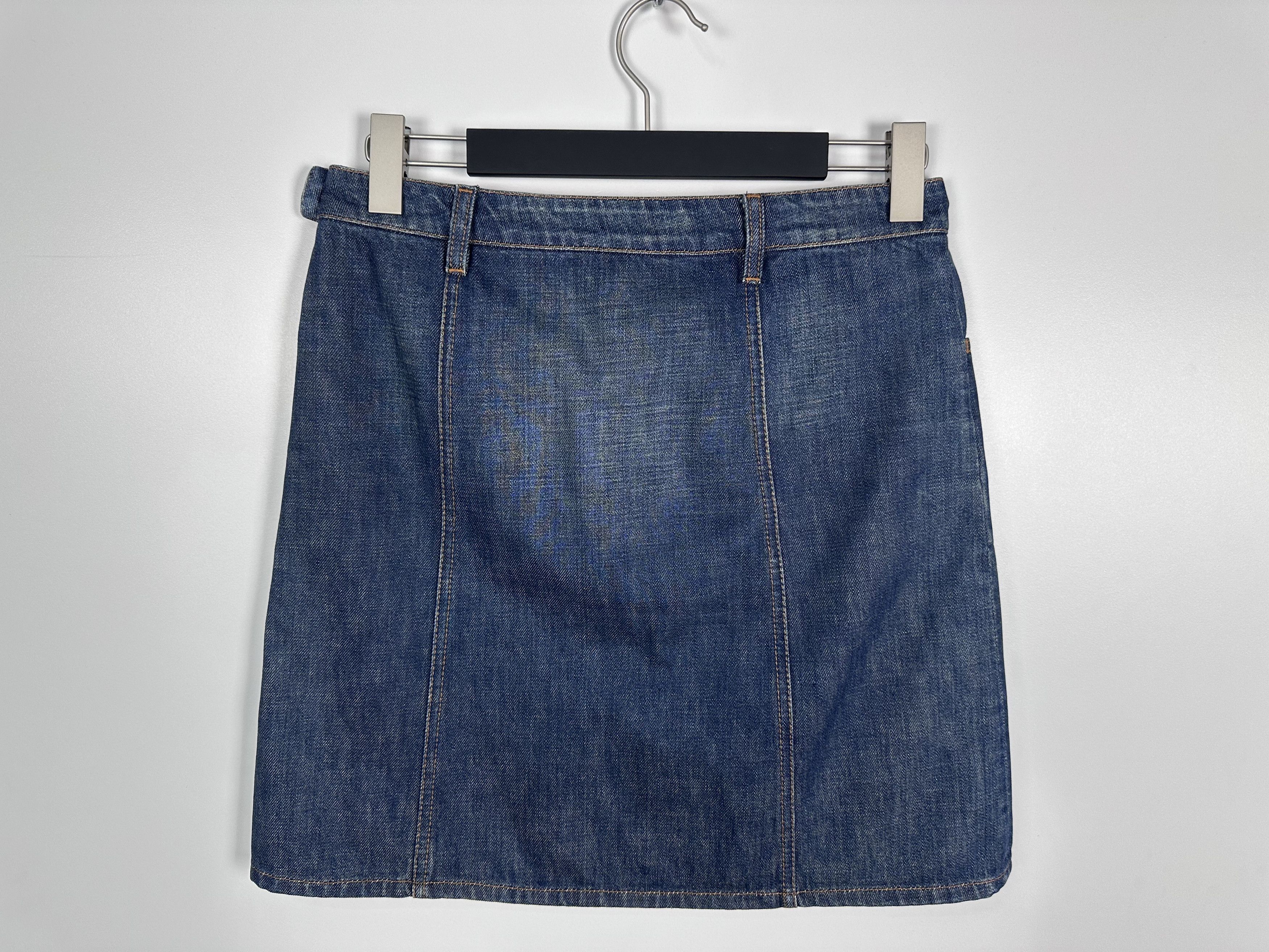 Grailed × Prada Prada Denim Jeans Skirt Blue Womens Size 38 Size 38" / US 16 / IT 52 - 6 Thumbnail