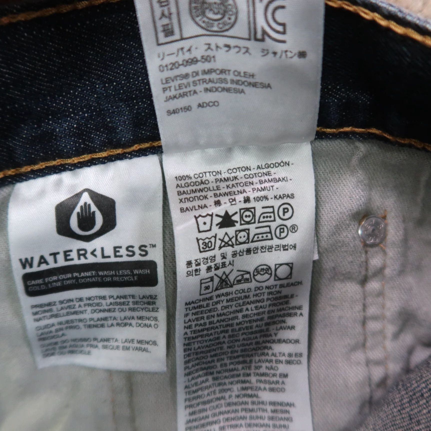 Levi's Levi's Jeans 569 Straight Men 38x30 Blue Denim 5-Pocket Relaxed Baggy Medium Wash Size US 38 / EU 54 - 5 Thumbnail