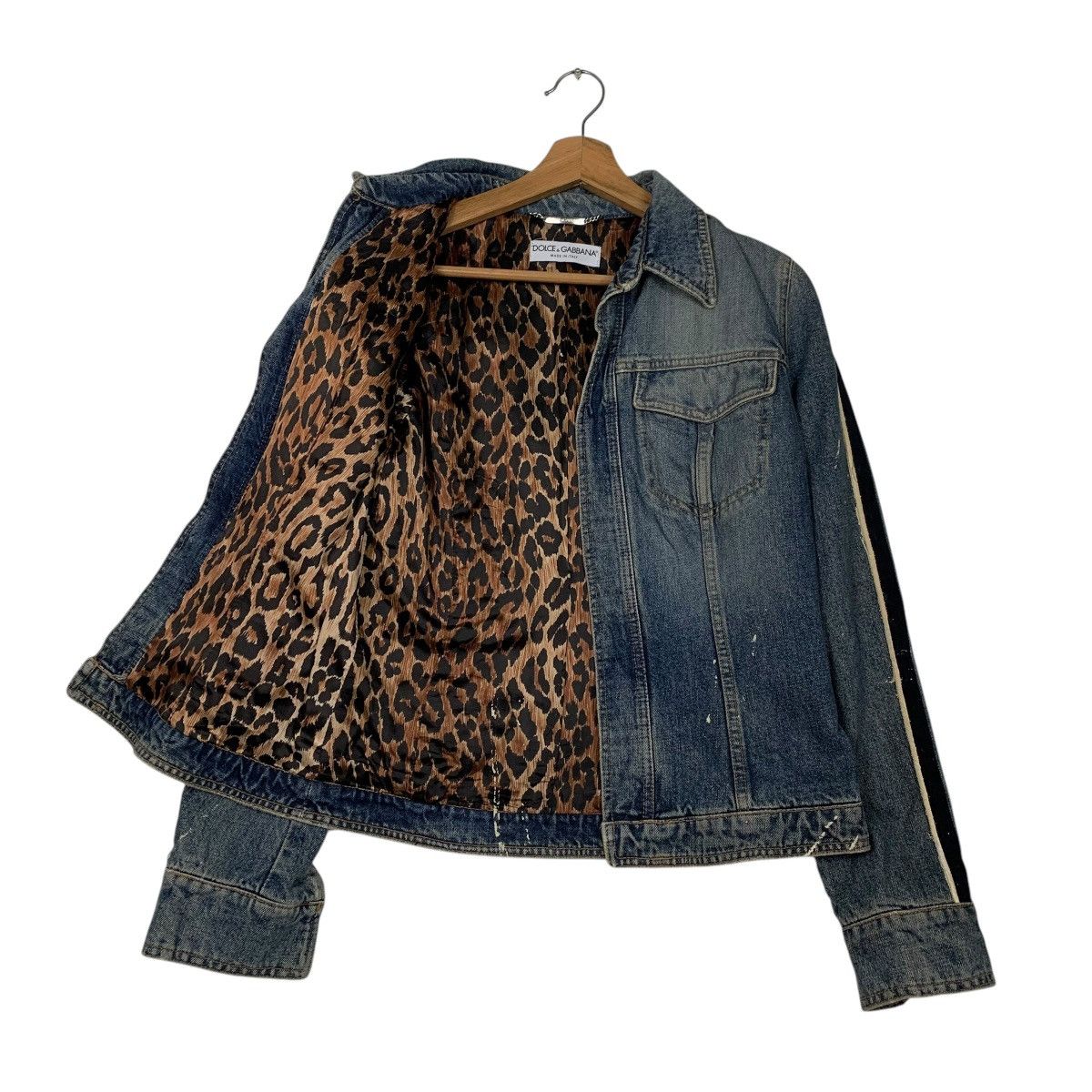 Dolce & Gabbana Dolce & Gabbana Buttonless Denim Trucker Jacket Size M / US 6-8 / IT 42-44 - 11 Thumbnail