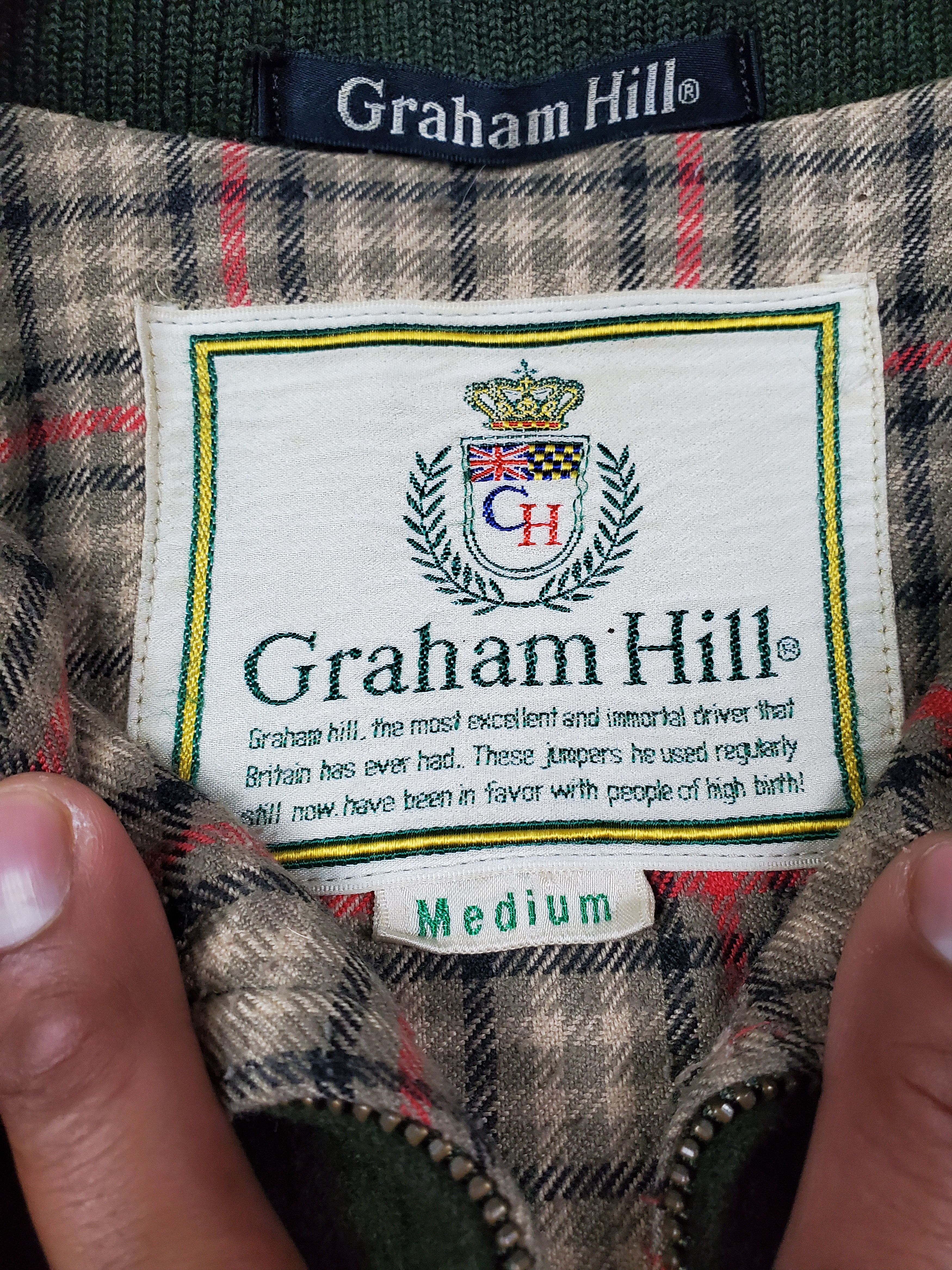 Issey Miyake × Japanese Brand × Vintage Vintage Graham Hill Wool Bomber Jacket Issey Style Size US L / EU 52-54 / 3 - 7 Thumbnail