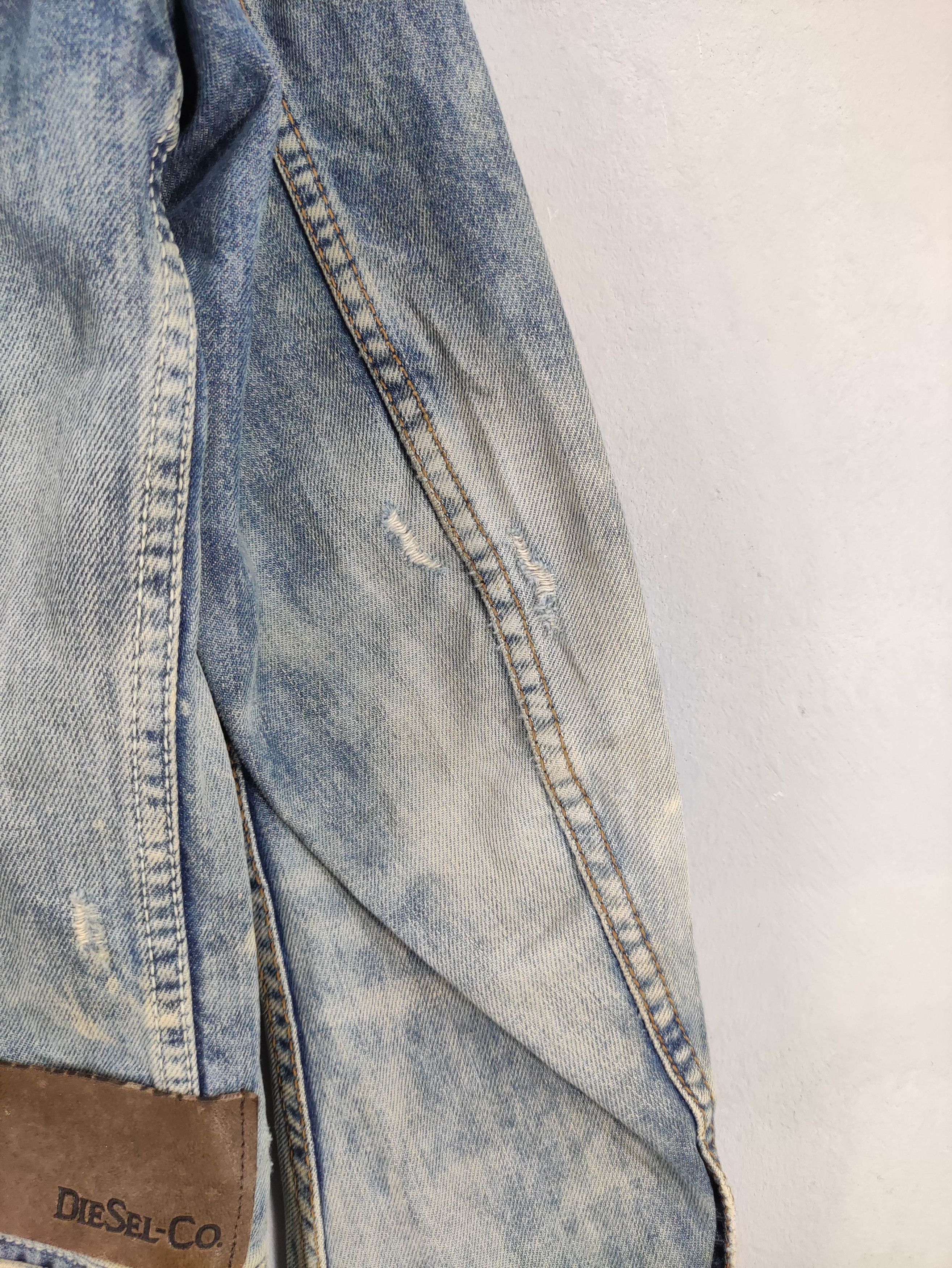 Diesel Vintage Diesel Distressed Denim Jacket Size US M / EU 48-50 / 2 - 12 Thumbnail