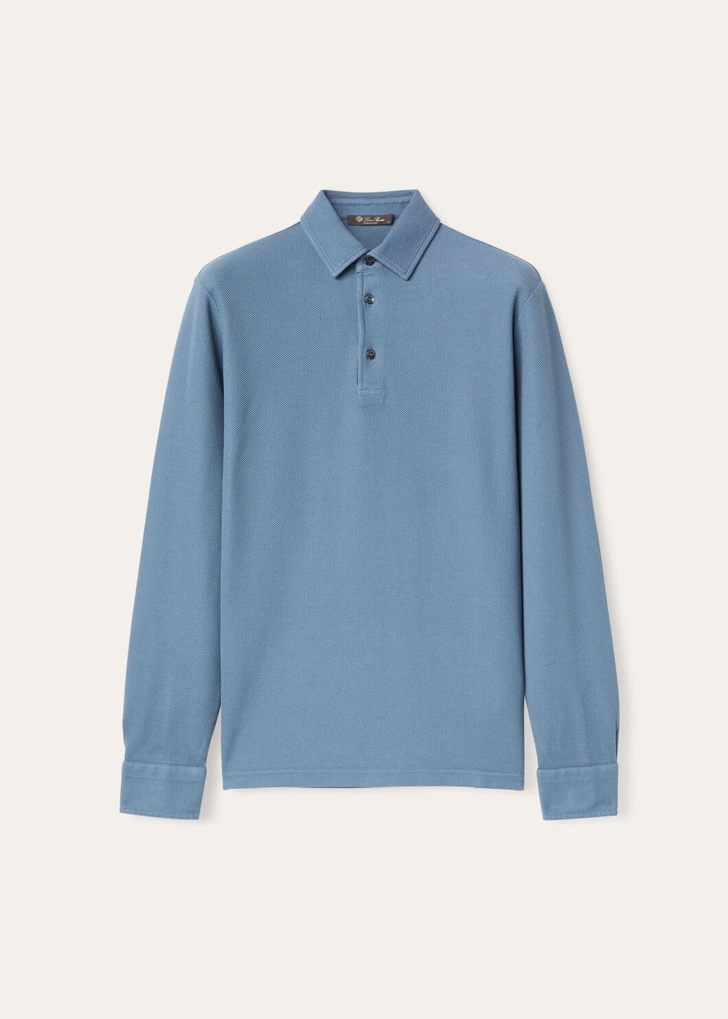 Loro Piana o1w1db10125 FAI1311 Polo Shirt in Blue Size US XL / EU 56 / 4 - 1 Thumbnail