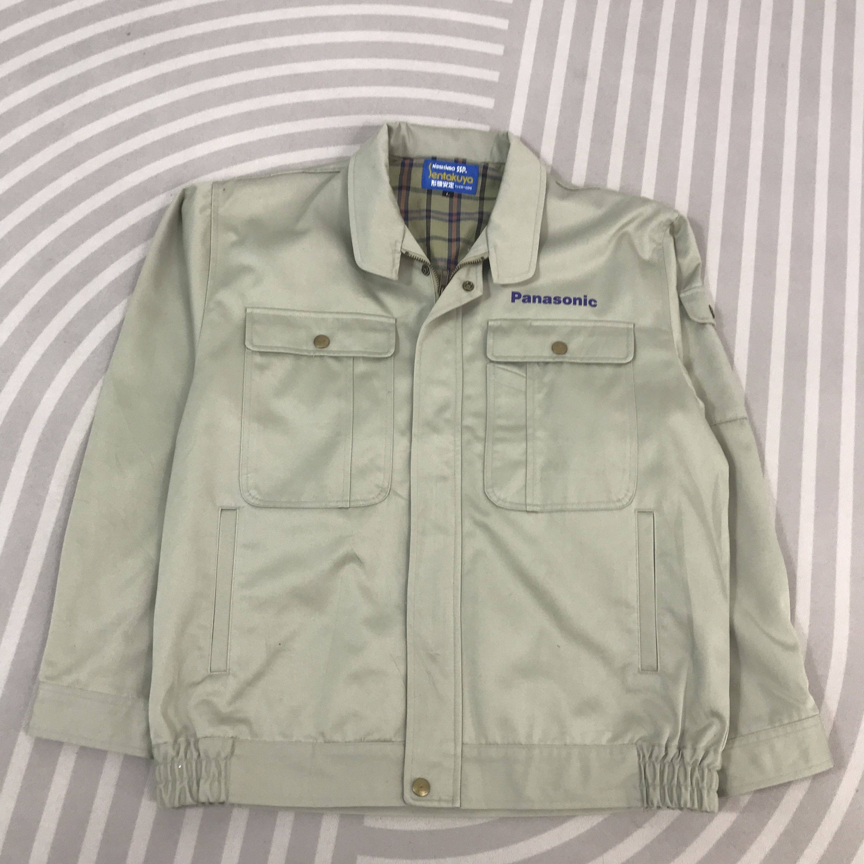 Japanese Brand Vintage Panasonic Japan Workwear Jacket K62B3 Size US L / EU 52-54 / 3 - 3 Thumbnail