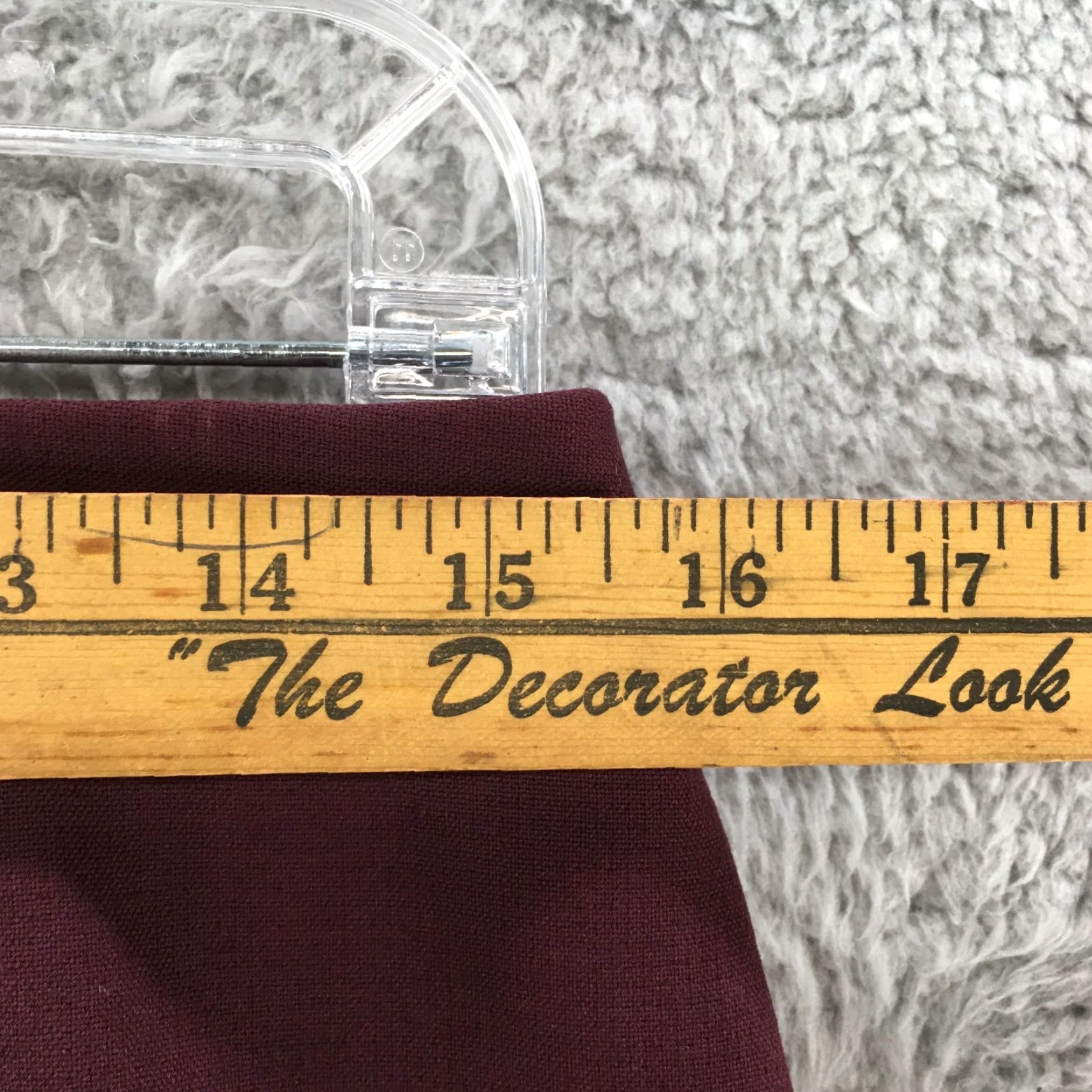 Vintage Halogen Skirt Womens 8 Purple Knee Length Flat Front Straight & Pencil Casual Everyday Size 30" / US 8 / IT 44 - 2 Thumbnail