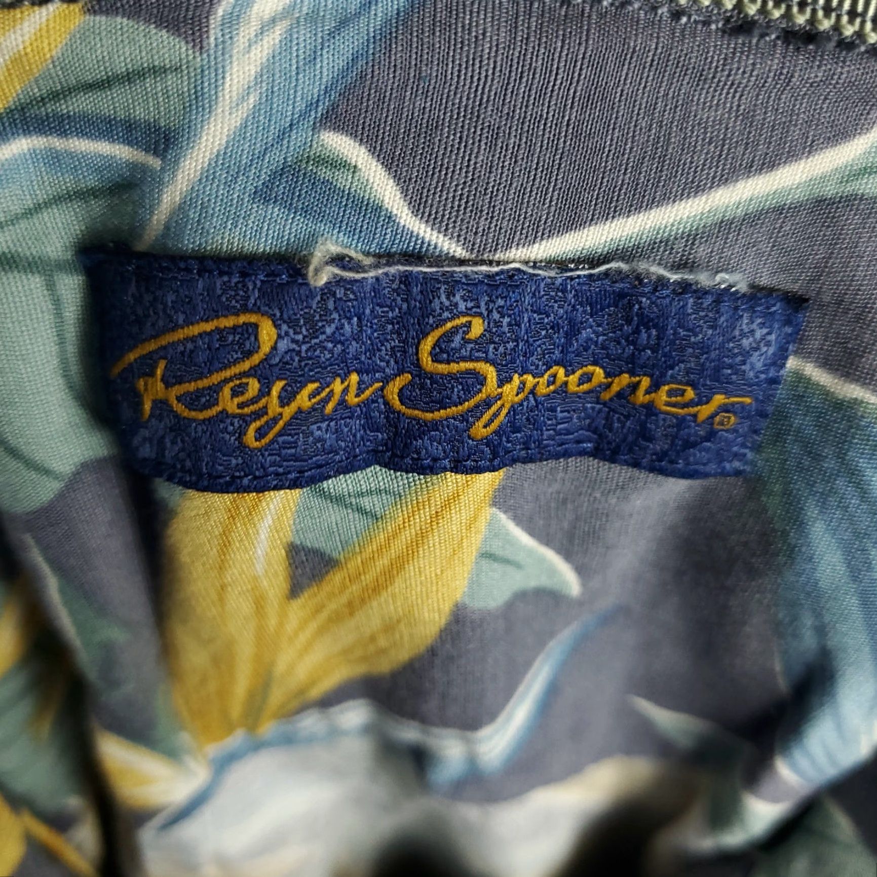 Reyn Spooner VINTAGE Reyn Spooner Shirt Mens 2XL Blue Floral Hawaiian Rayon Button Up Short Sleeve Size US XXL / EU 58 / 5 - 7 Thumbnail
