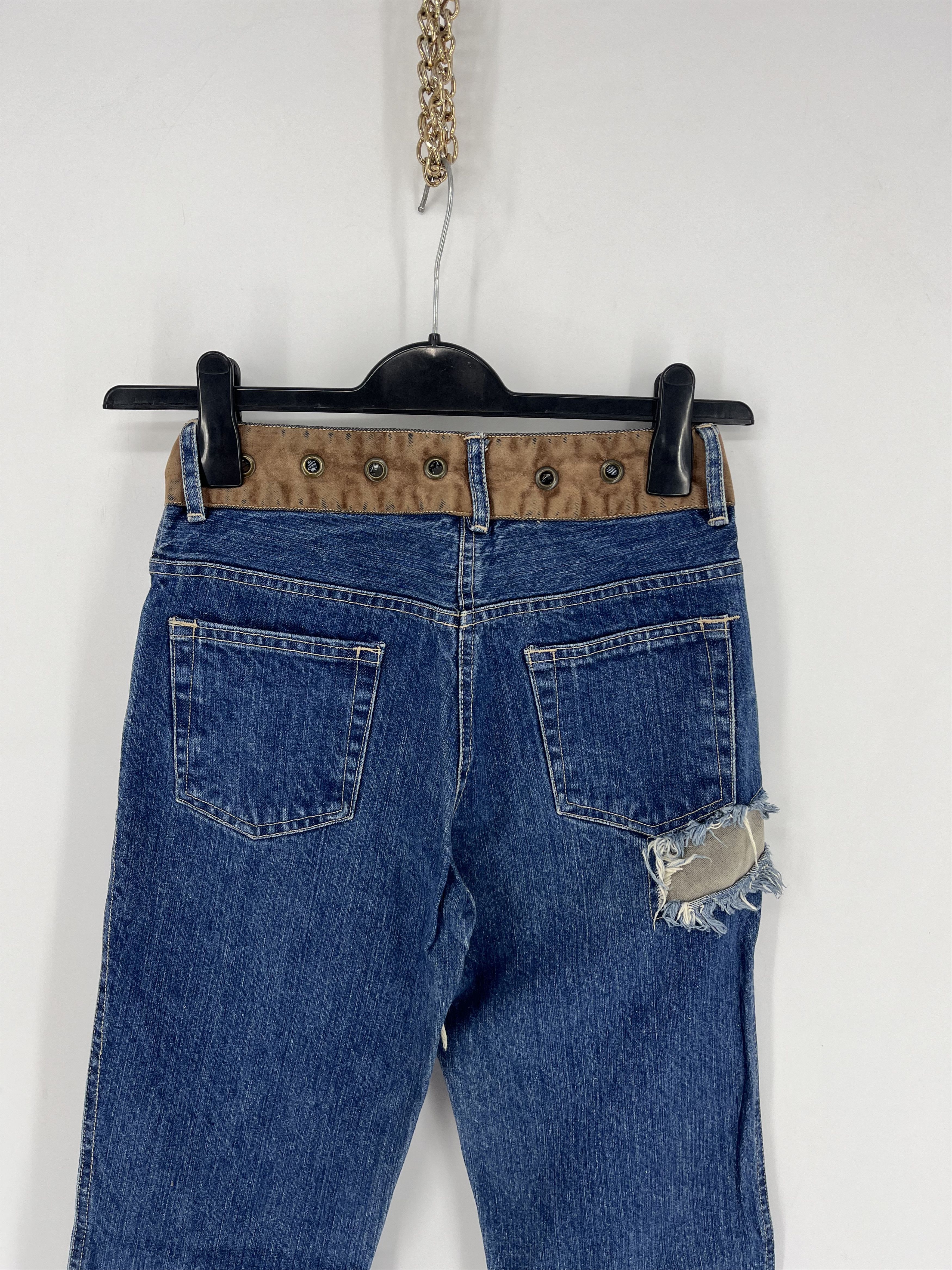 Other Vintage Custom Japanese Oririn Light Wash Style Flare Jeans Size 24" / US 00 / IT 34 - 9 Thumbnail