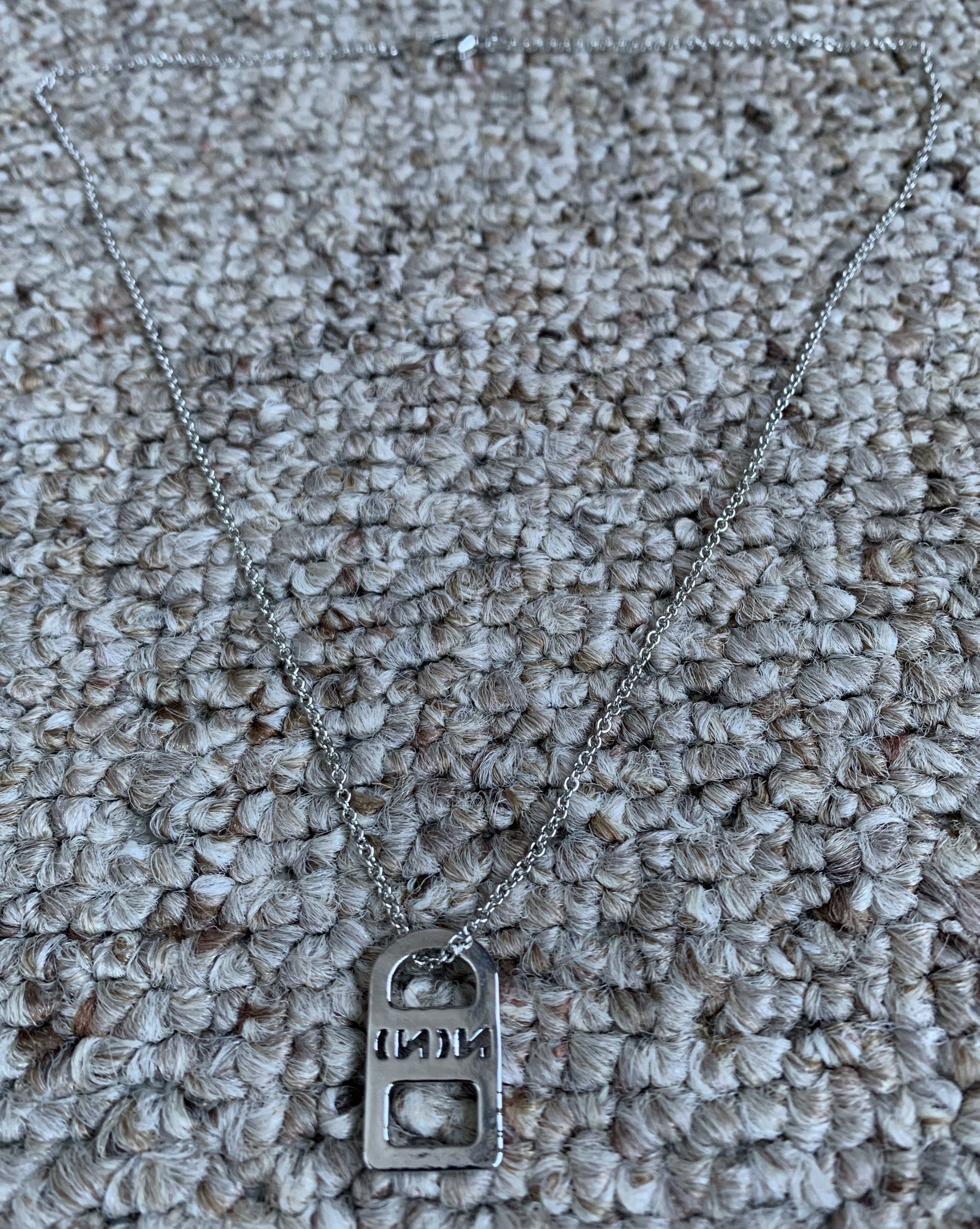 Number (N)ine Number (N)ine Dog Tag Necklace Size ONE SIZE - 3 Thumbnail