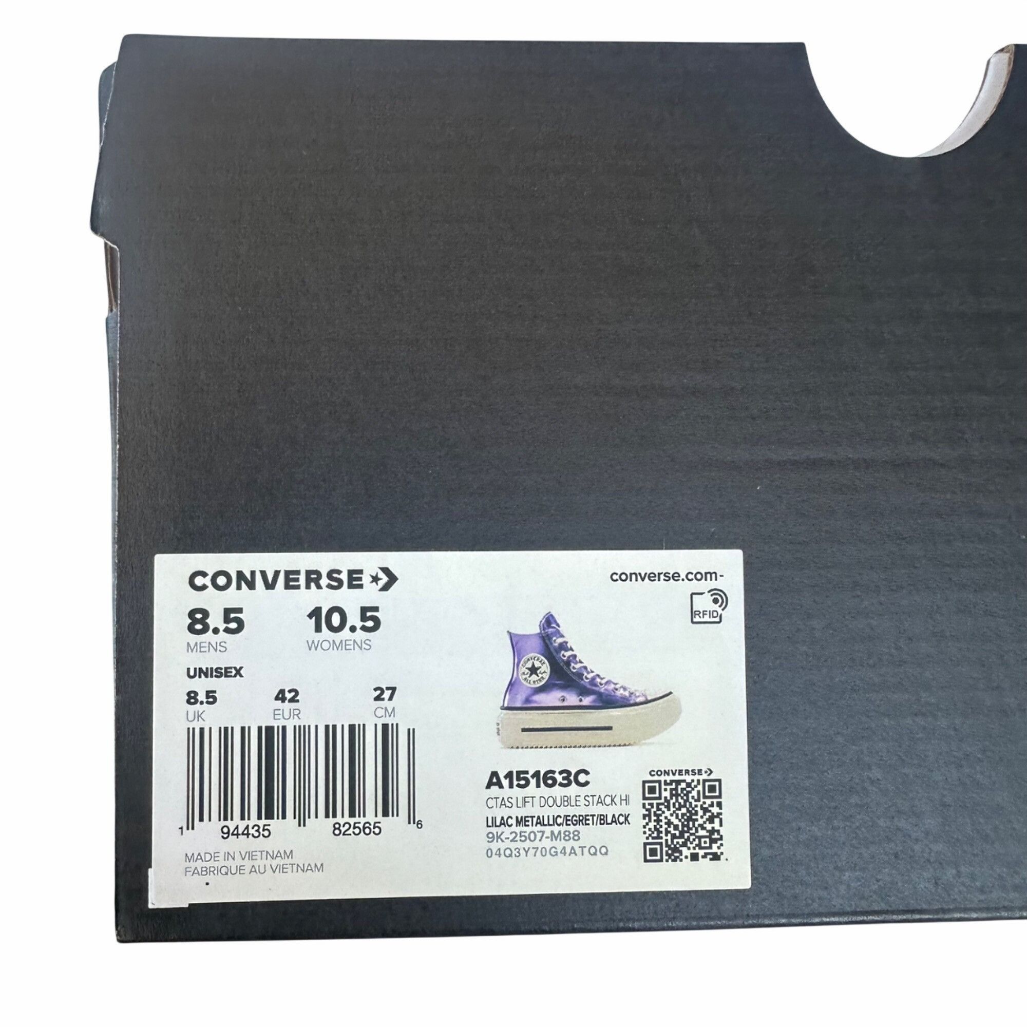 Converse ⭐Converse Chuck Taylor All Star Lift Double Stack Purple 8.5 Size US 8.5 / EU 41-42 - 8 Thumbnail
