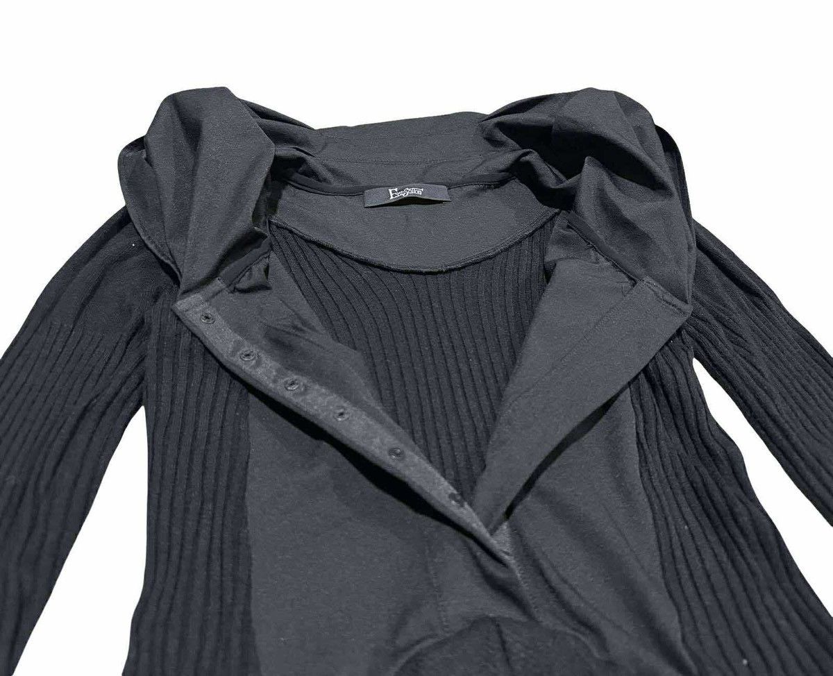 Japanese Brand 🔥Rare Japanese Y2K Esensation Goth Dress Wool Ribbed Knit Size M / US 6-8 / IT 42-44 - 6 Thumbnail