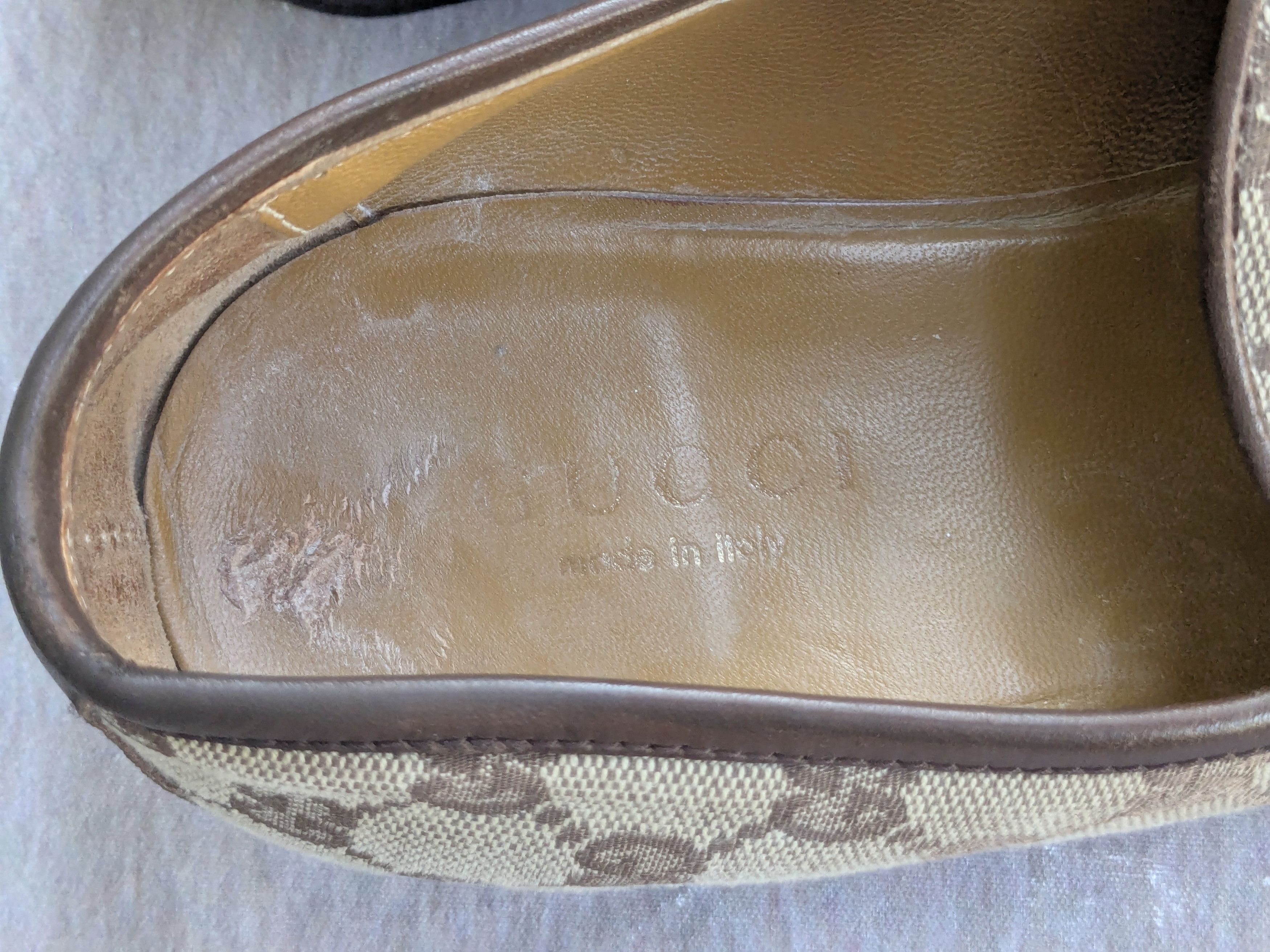 Gucci Gucci Horsebit Loafers Monogram Canvas Logo GG 9.5B Size US 9.5 / IT 39.5 - 14 Thumbnail