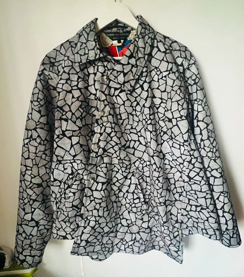 Comme des Garcons Comme Des Garcons Marble patterned deconstructive jacket 25 Size US S / EU 44-46 / 1 - 1 Thumbnail