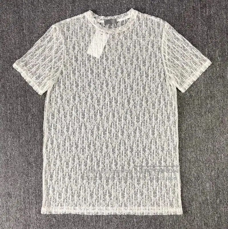 Dior White Sheer Women's T.