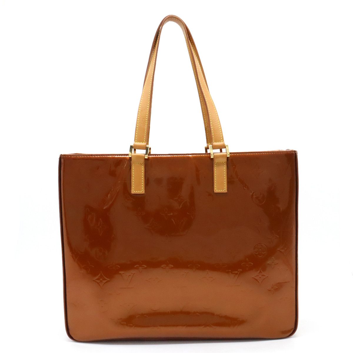 Louis Vuitton Louis Vuitton Louis Vuitton Monogram Vernis Columbus Tote Bag M91134 Leather Tote Bag M91134 in Very Good Condition Size ONE SIZE - 1 Thumbnail