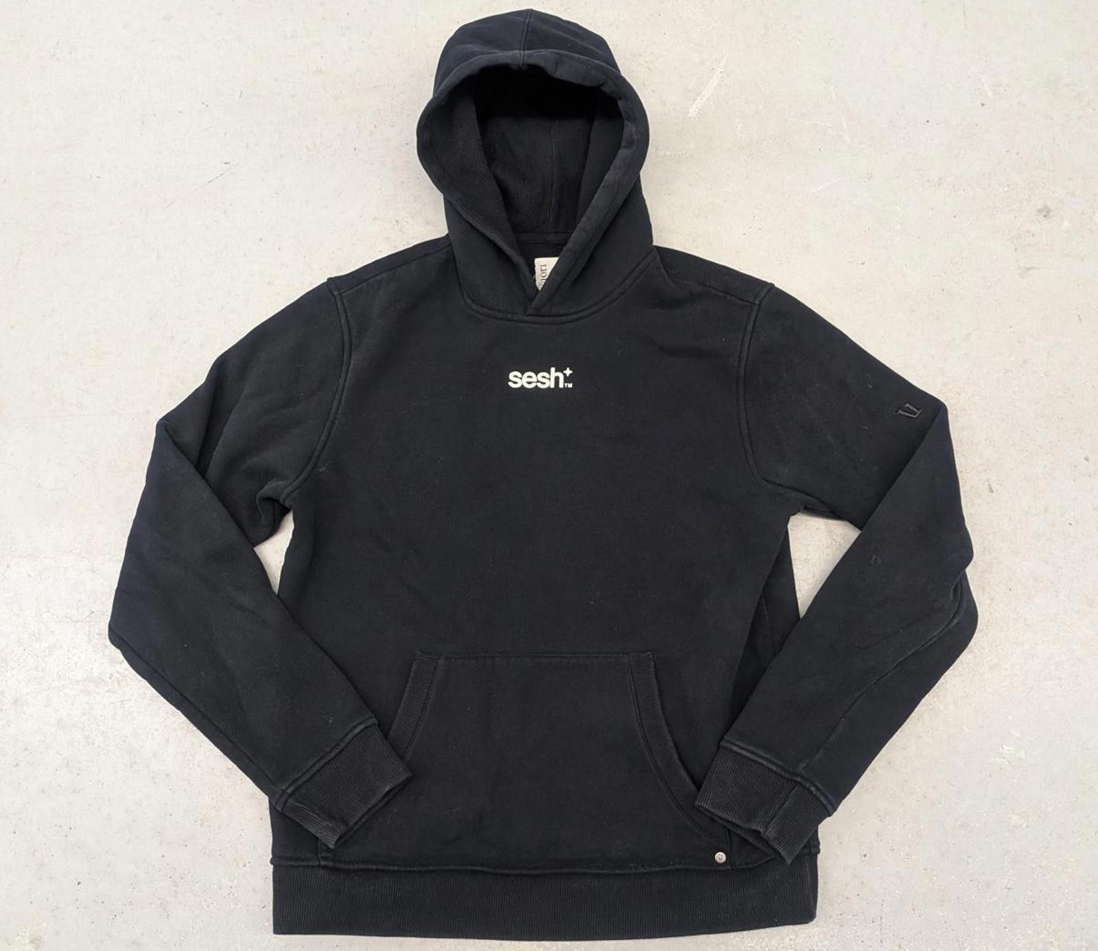 Vuori Vuori Sesh Heavyweight Cotton Black Hoodie Size US S / EU 44-46 / 1 - 1 Thumbnail