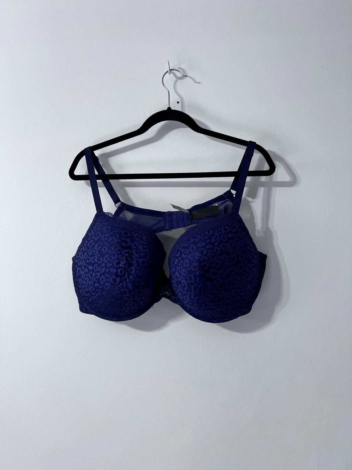 Other Yours Navy Blue Lace Bra – Size 44E Size ONE SIZE - 2 Thumbnail