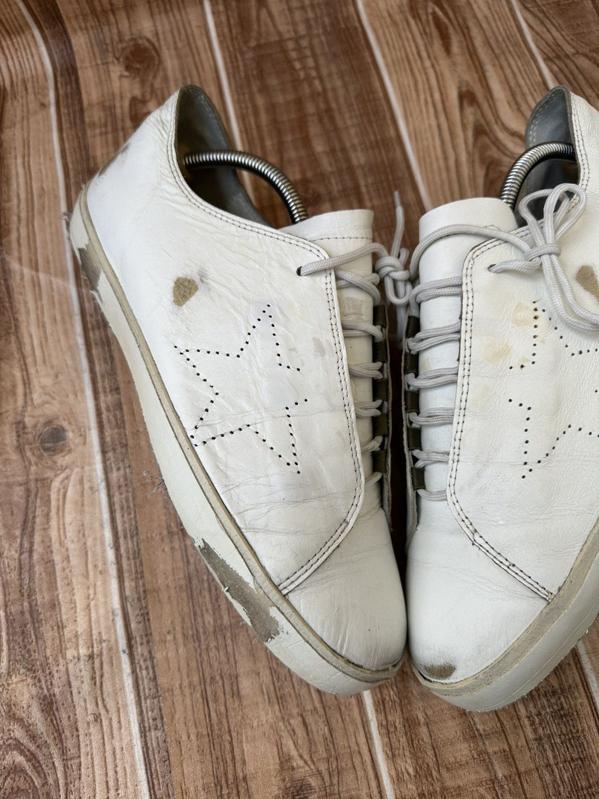 Golden Goose Golden Goose GGDB Superstar White Leather Lowtop Sneaks Size US 9 / EU 42 - 8 Thumbnail