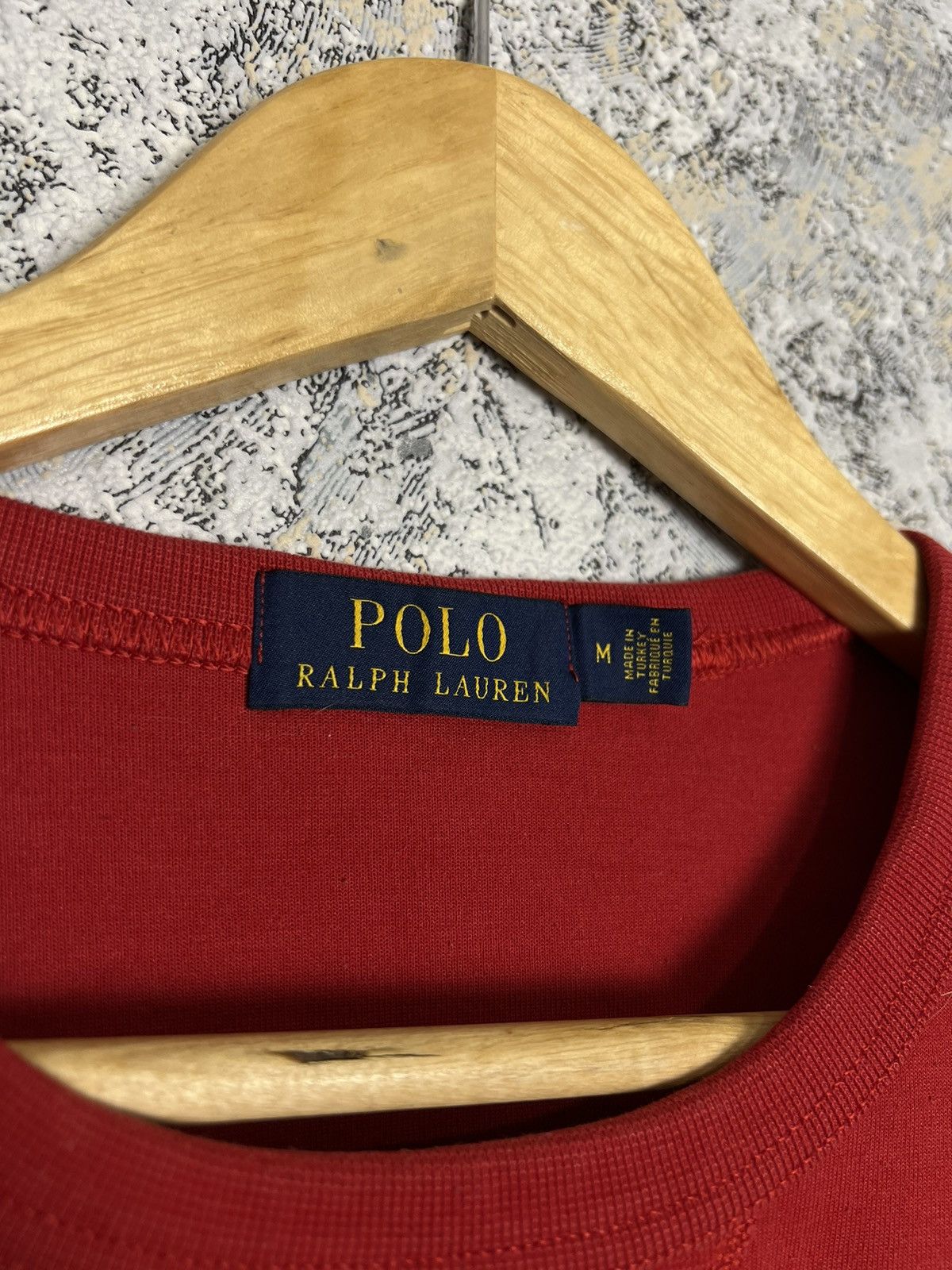 Polo Ralph Lauren × Ralph Lauren × Vintage Vintage Polo Ralph Lauren Sweatshirt Small Pony Red Size US M / EU 48-50 / 2 - 3 Thumbnail