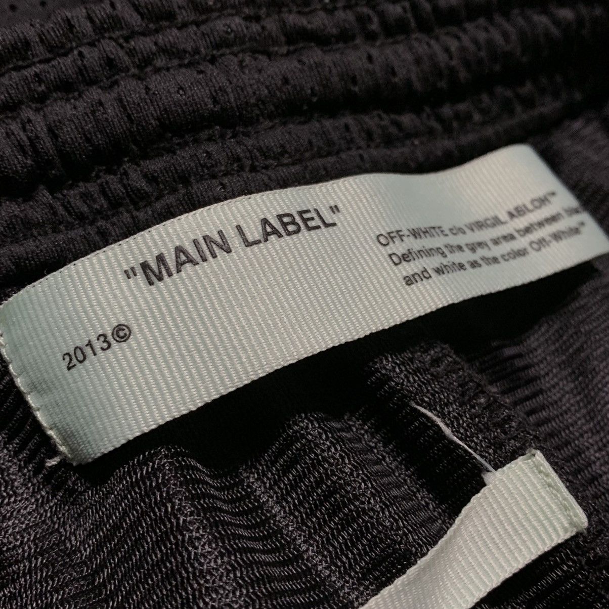 Off-White Off White Small Shorts Impressionism Black Mesh 99 Bottoms Size US 30 / EU 46 - 6 Thumbnail