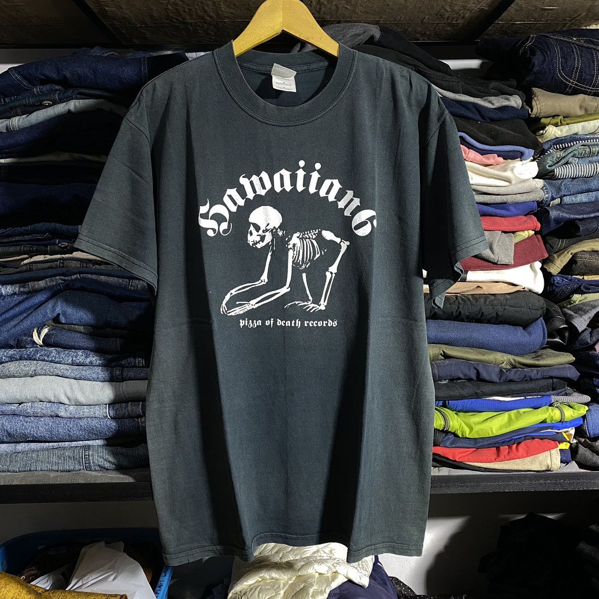 Band Tees × Vintage VTG HAWAIIAN6 PIZZA OF DEATH Size US L / EU 52-54 / 3 - 1 Thumbnail
