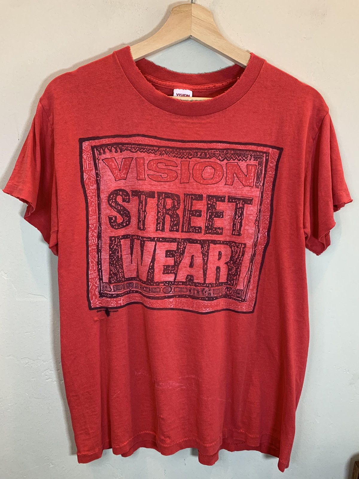 *RARE* Vintage 80’s Vision Street Wear Skateboard Art Shirt