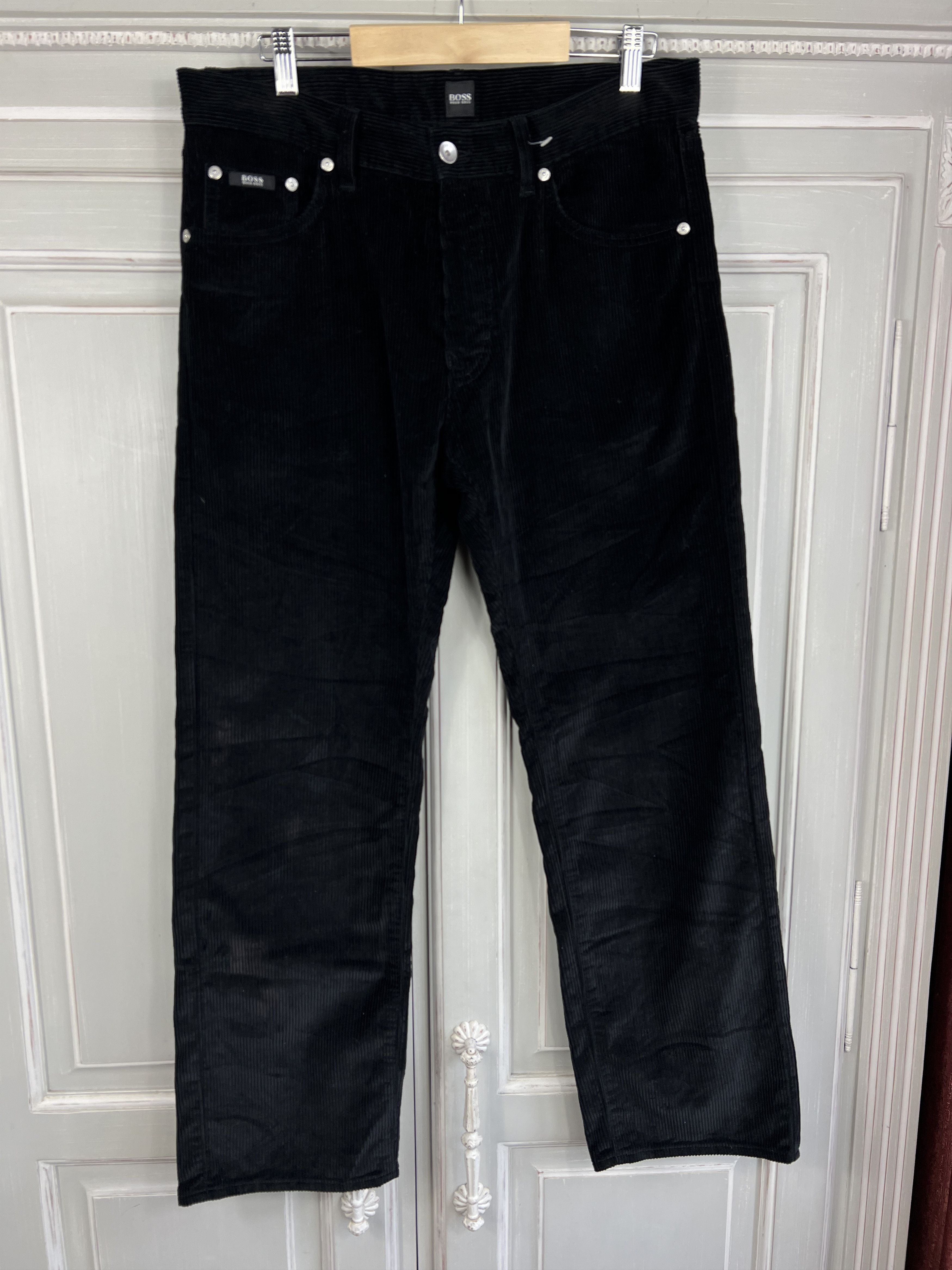 Hugo Boss HUGO BOSS CORDUROY VINTAGE PANTS RELAX FIT Size US 34 / EU 50 - 1 Thumbnail