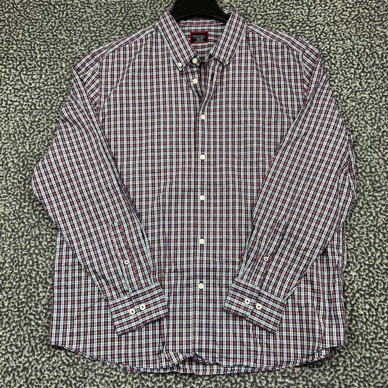 UNTUCKit UNTUCKit Button Down Shirt Men XXL Plaid Long Sleeve 2XL Size US XXL / EU 58 / 5 - 1 Thumbnail