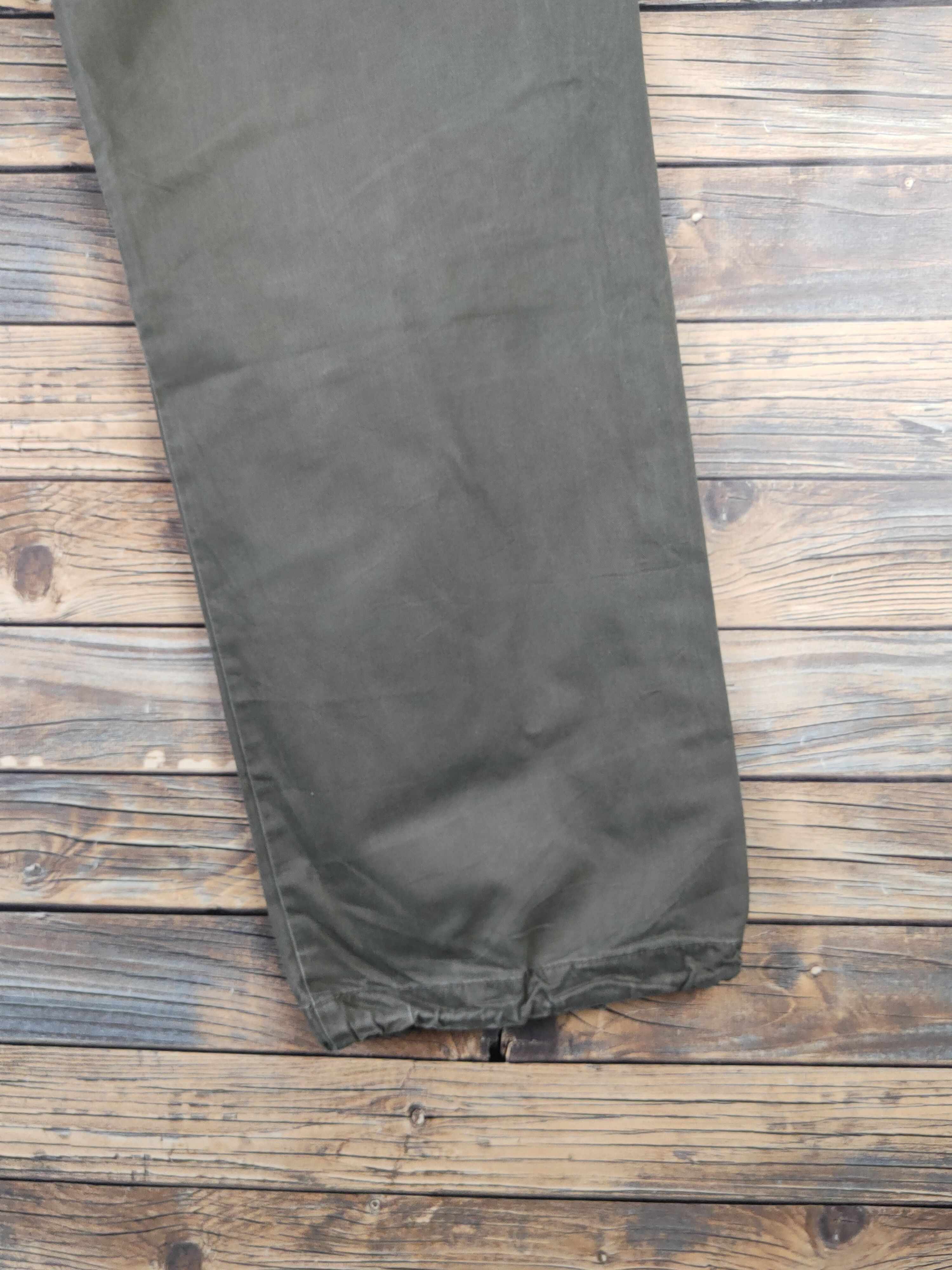 Japanese Brand DL Uniqlo Dark Olive Multipocket Cargo Pants #1943 Size US 32 / EU 48 - 11 Thumbnail