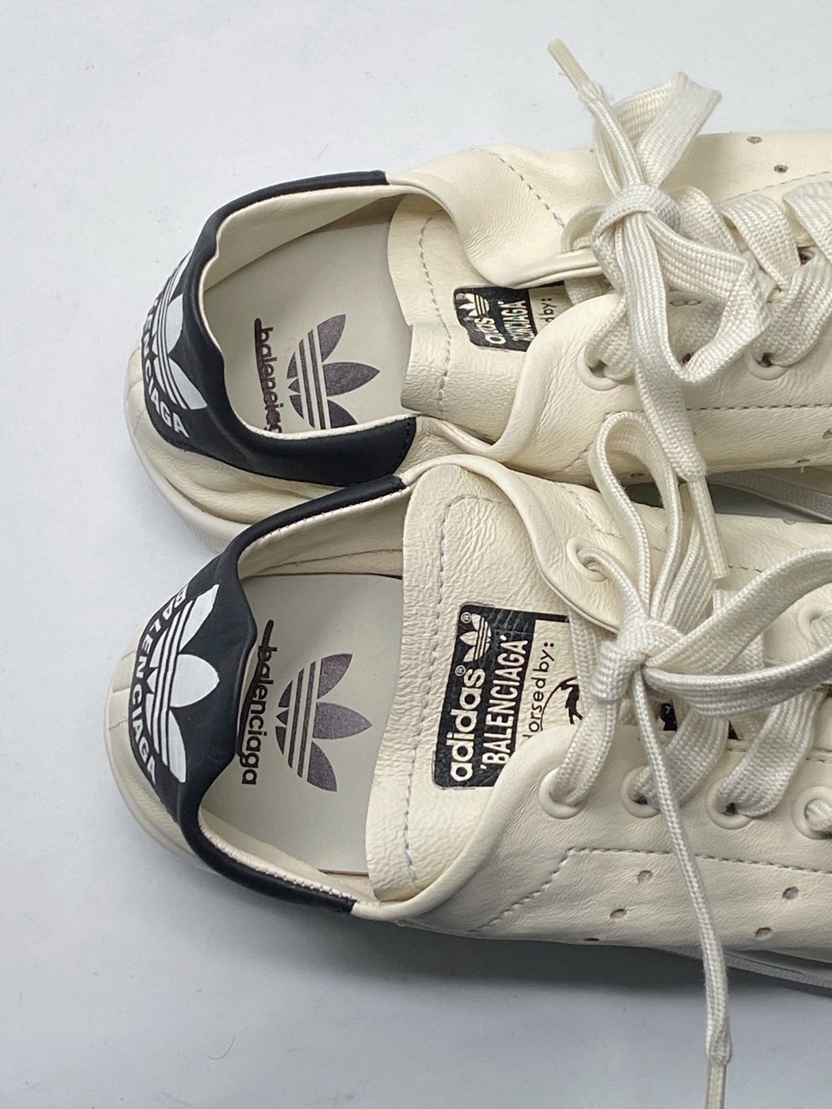 Balenciaga Balenciaga X Adidas Stan Smith Leather Sneakers size 37 Size US 7 / IT 37 - 10 Thumbnail