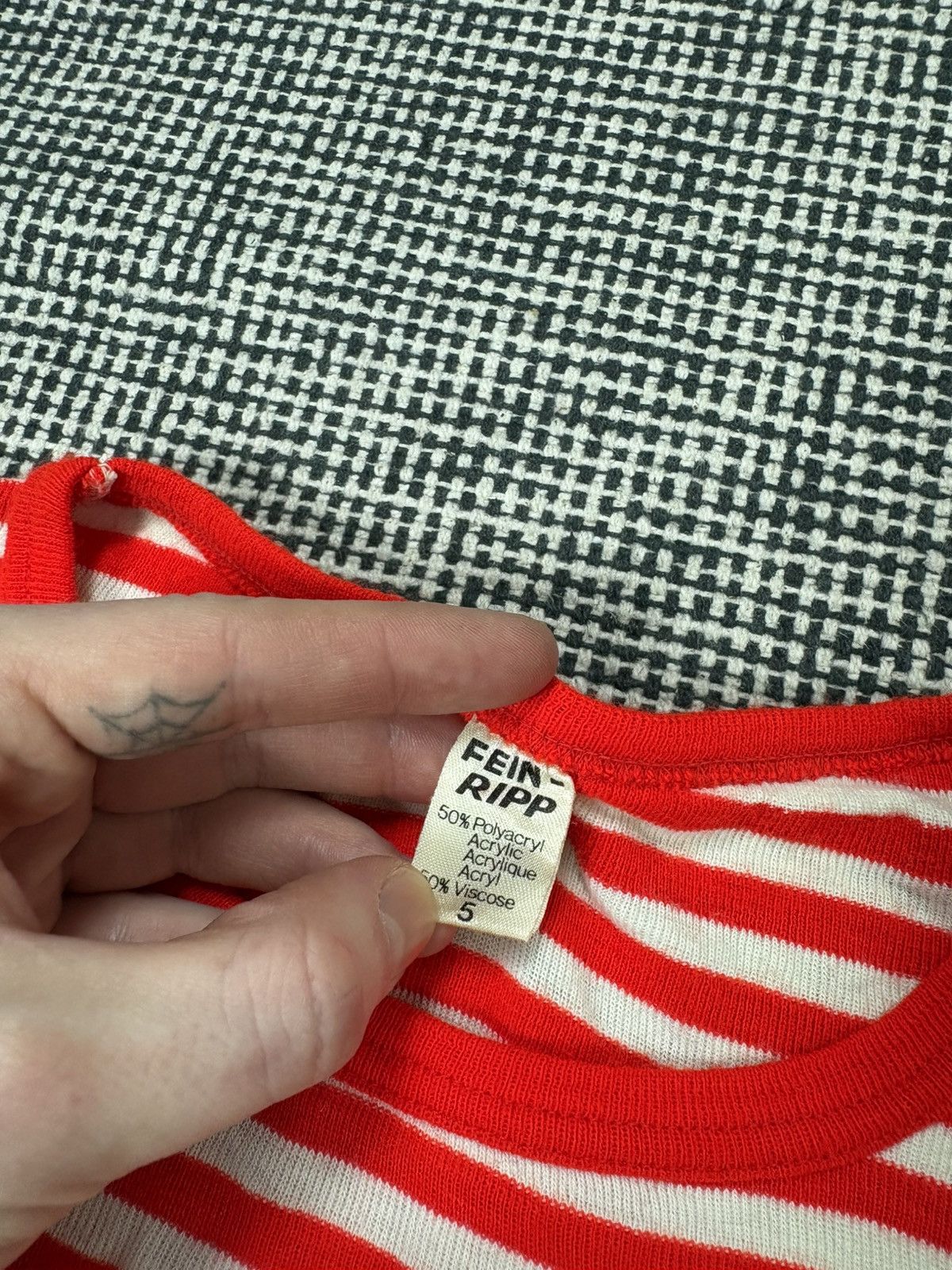 Le Laboureur 70s German Breton mariniere dock shirt workwear utility Size US S / EU 44-46 / 1 - 6 Thumbnail