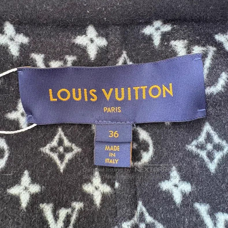 Louis Vuitton Louis Vuitton Black wool coat Size XS / US 0-2 / IT 36-38 - 7 Thumbnail