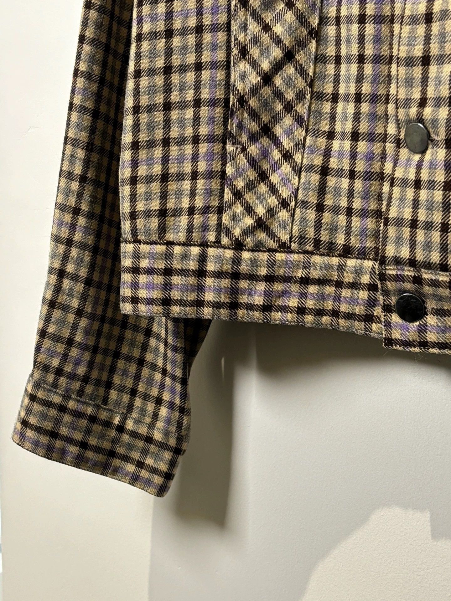 Dries Van Noten Dries Van Noten 90s Rare Wool Plaid Short Jacket M Size US M / EU 48-50 / 2 - 4 Thumbnail