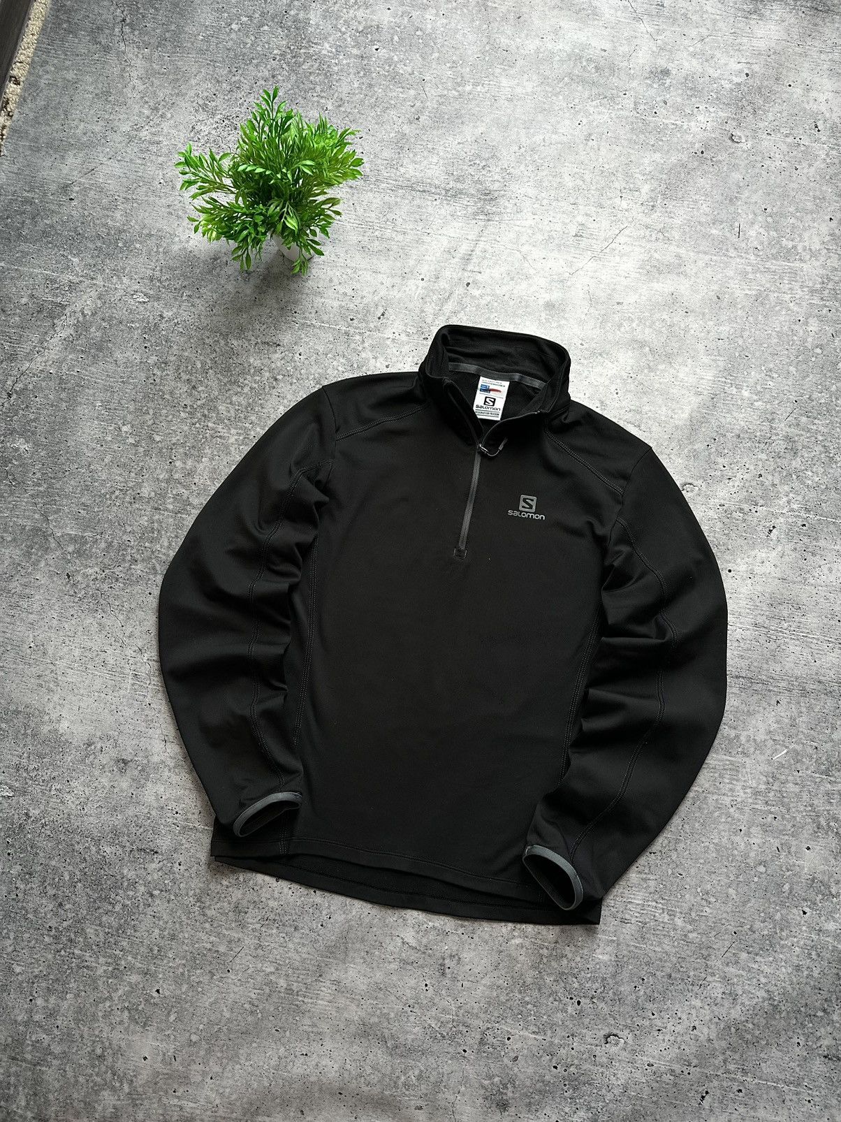 Salomon Salomon Fleece Active Hiking Outdoor Pullover Half-Zip Size US S / EU 44-46 / 1 - 2 Thumbnail