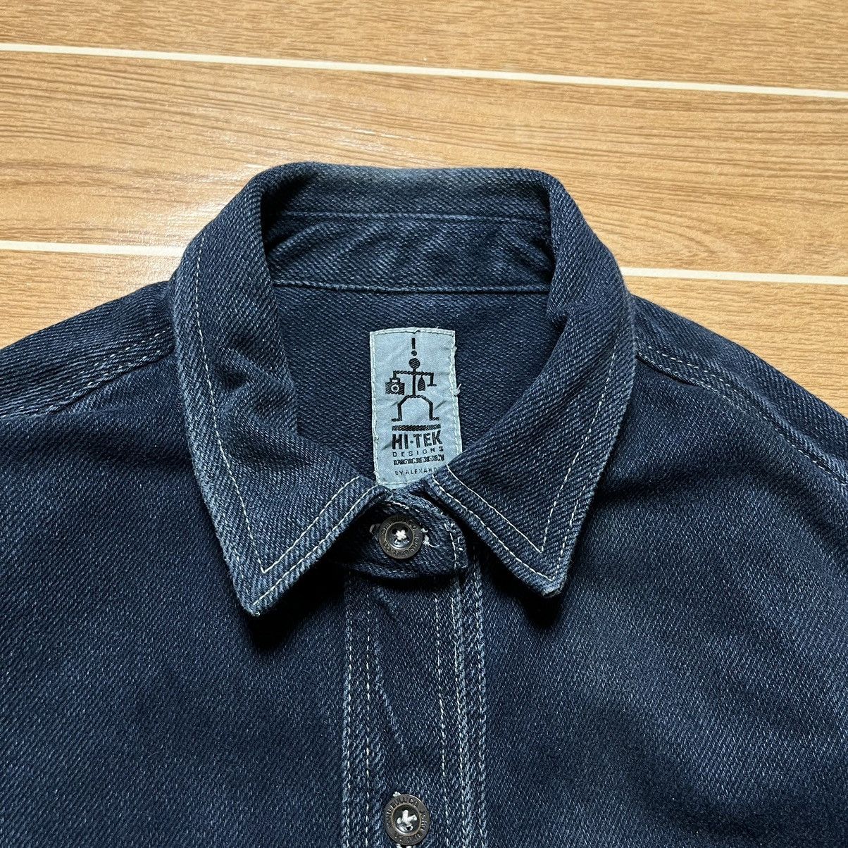Japanese Brand Archive Hi-Tek Designs London by Alexander Denim Jacket Size US L / EU 52-54 / 3 - 8 Thumbnail