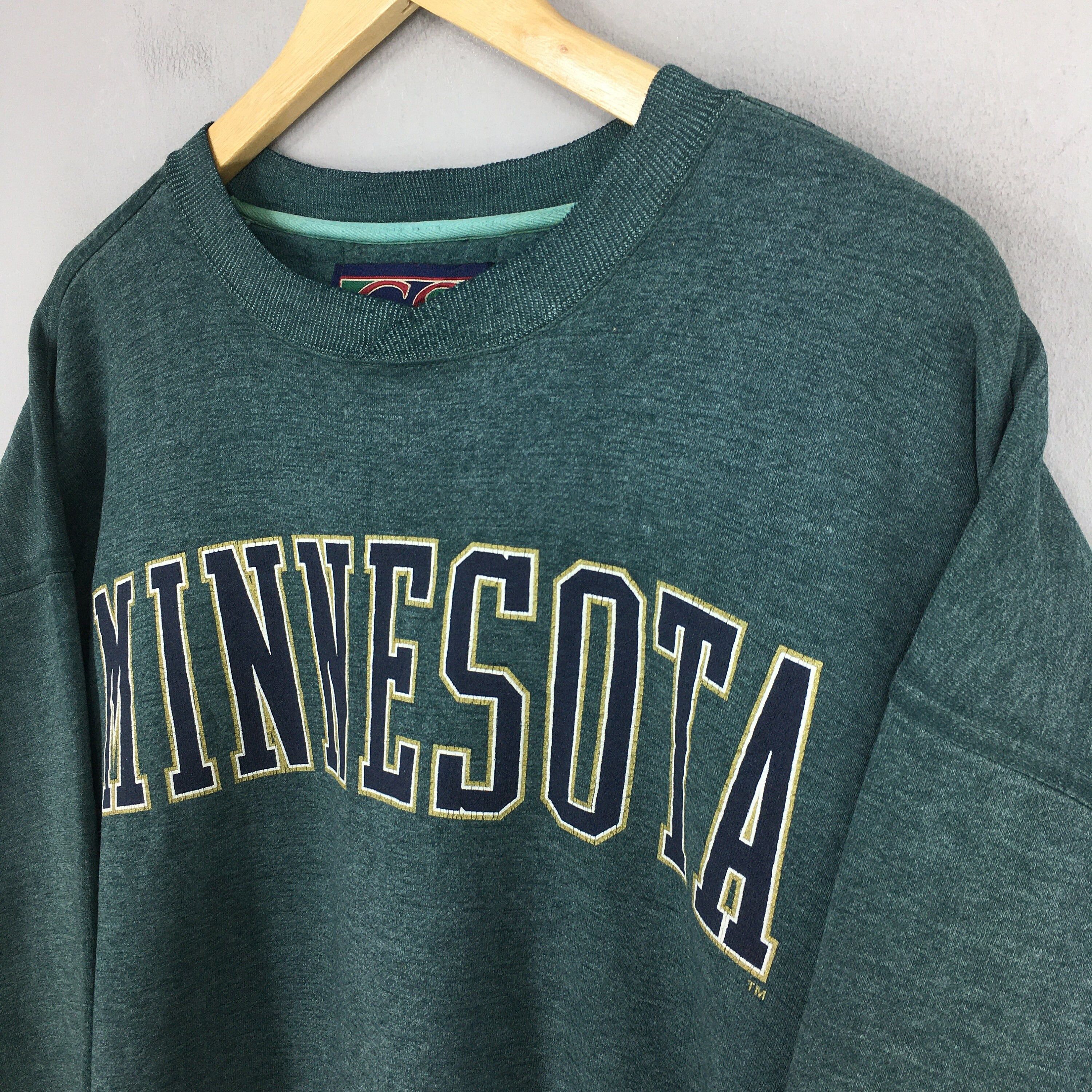Other Vintage University Of Minnesota Green Sweatshirt XLarge Size US XL / EU 56 / 4 - 3 Thumbnail