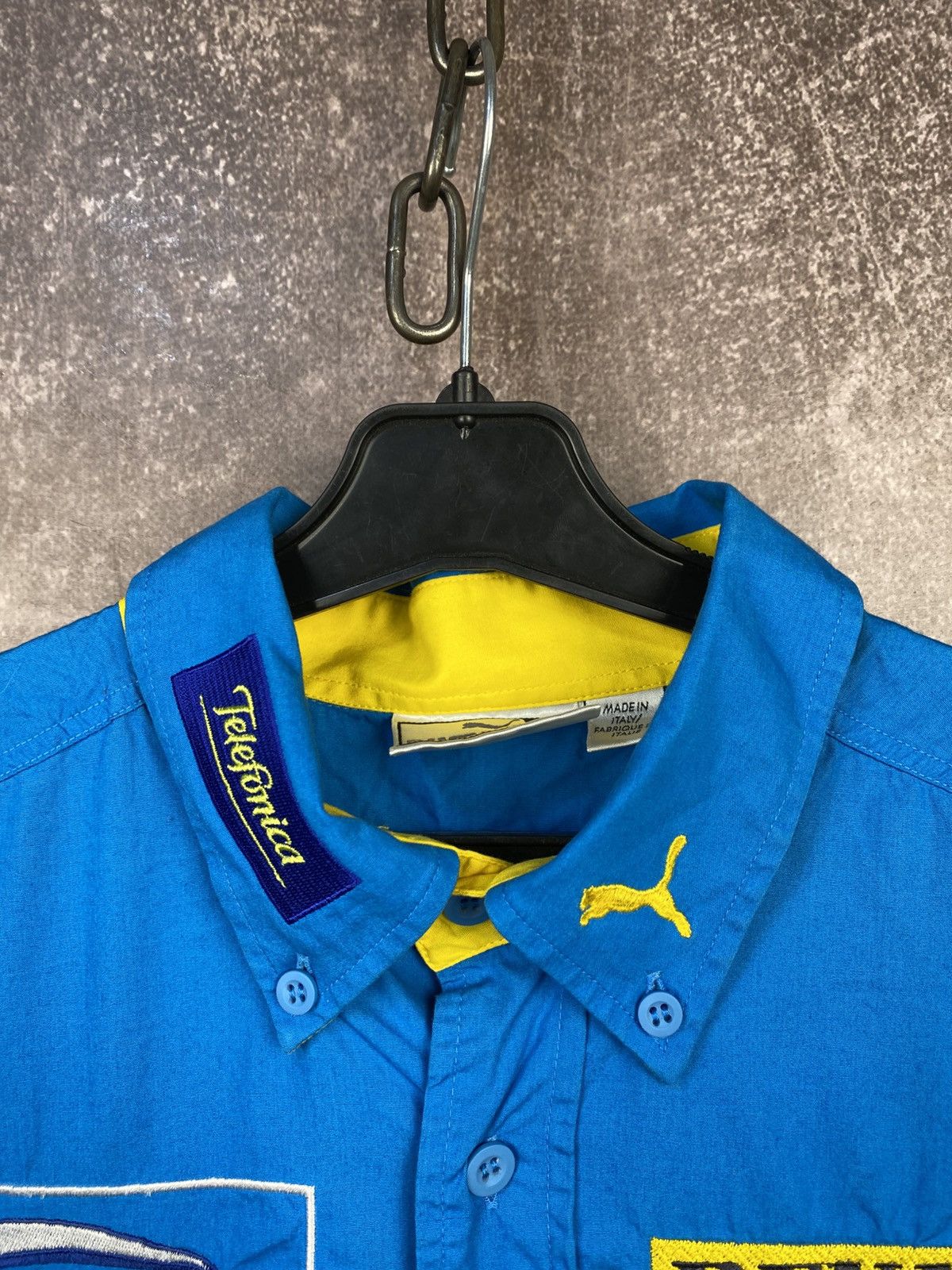 Puma Vintage Puma Renault Button Ups Shirt Racing Big Logo Y2K 90 Size US L / EU 52-54 / 3 - 5 Thumbnail