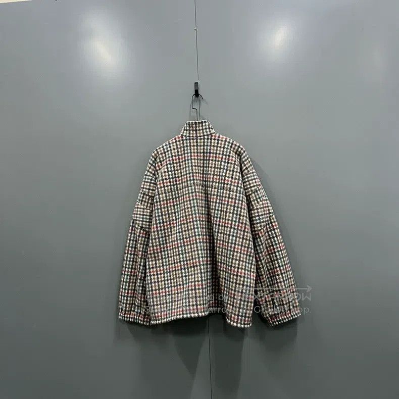 Balenciaga Balenciaga Double Hook Plaid Embroidered Jacket Size US M / EU 48-50 / 2 - 2 Thumbnail