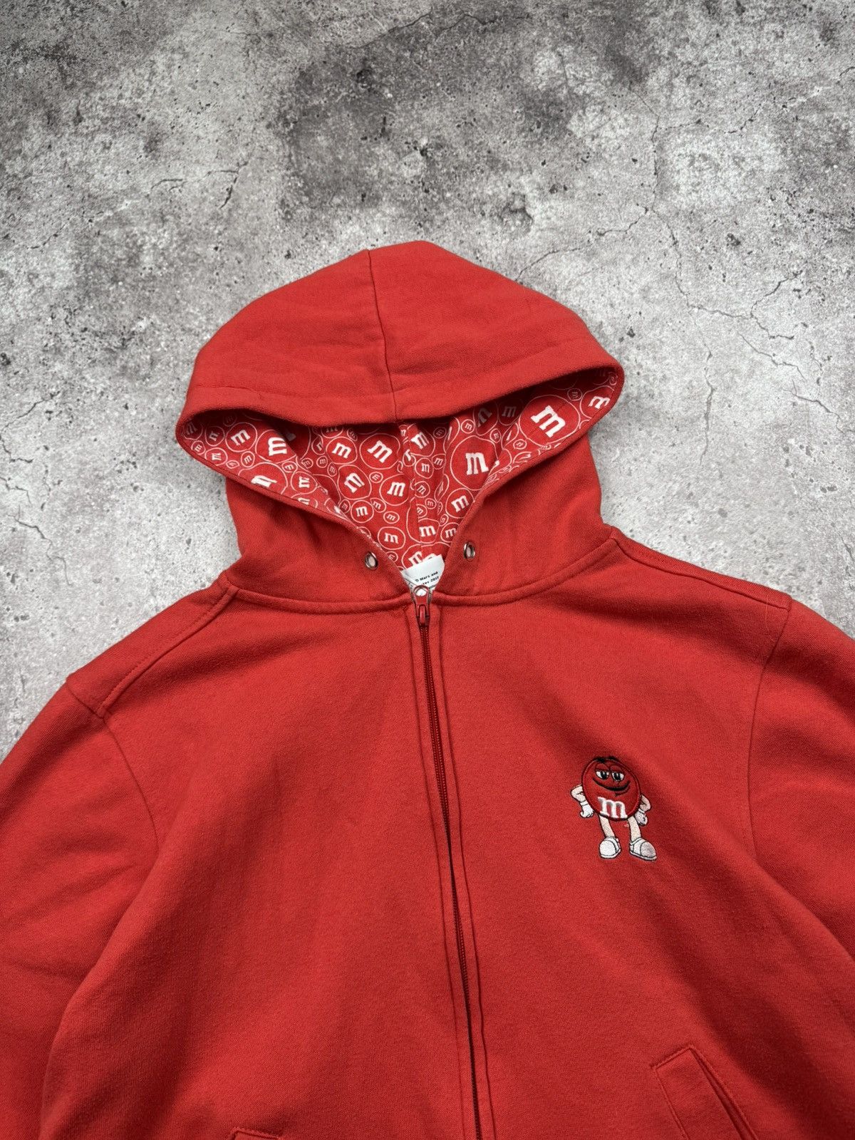 Japanese Brand Vintage m&m's zip hoodie y2k rap skate hiphop alternative Size US L / EU 52-54 / 3 - 2 Thumbnail